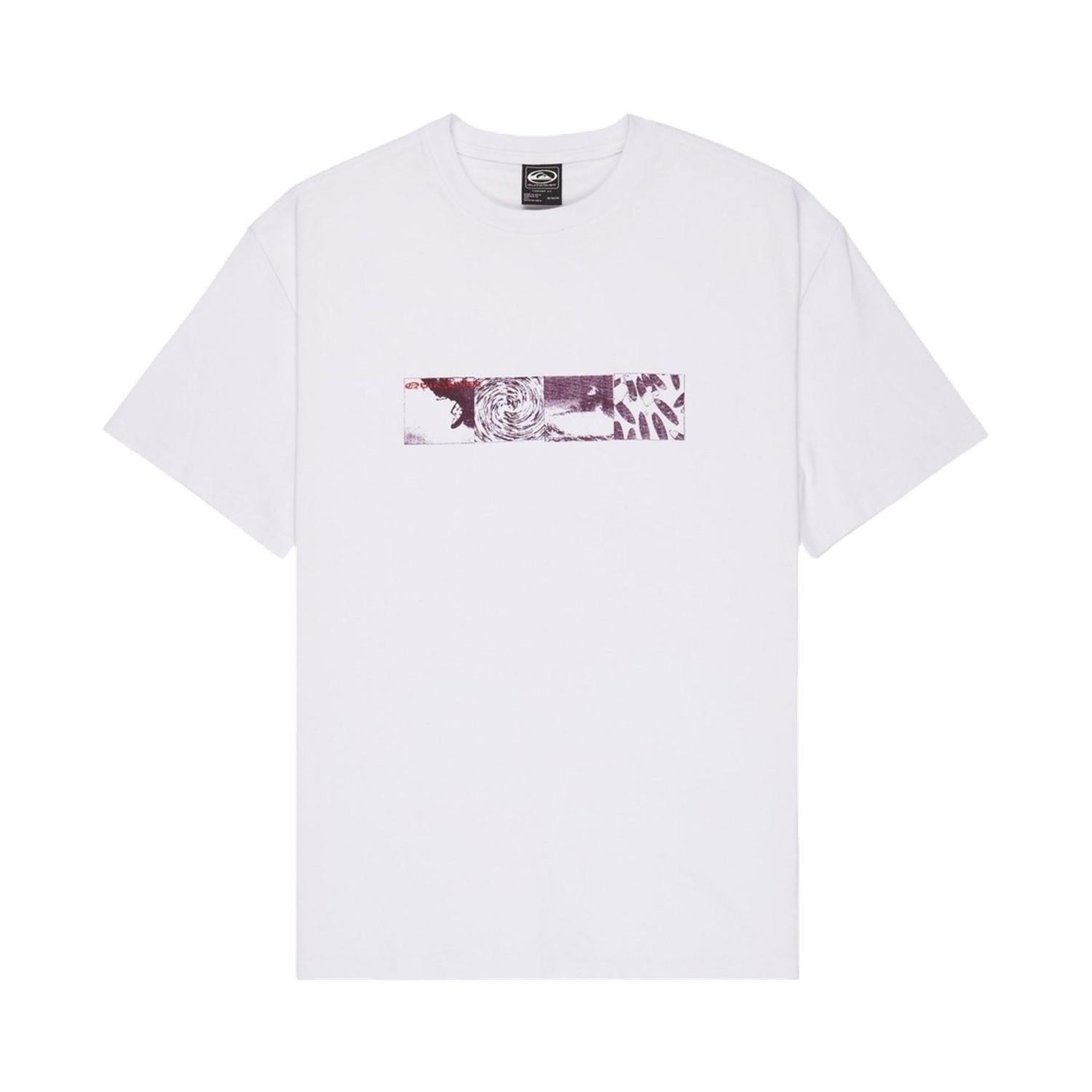 Quiksilver Mercury Vortex Erkek Beyaz Tişört