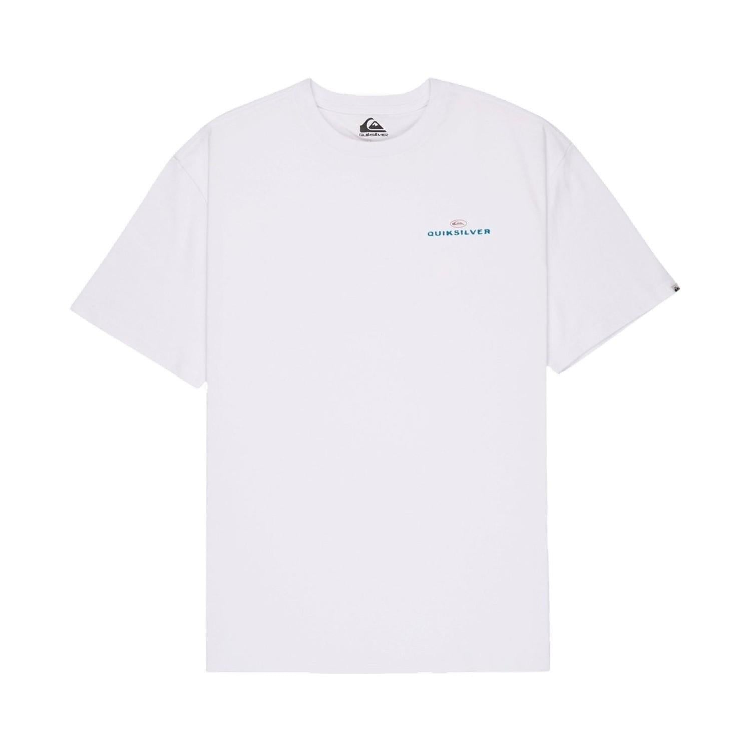 Quiksilver Upside Do Erkek Beyaz Tişört