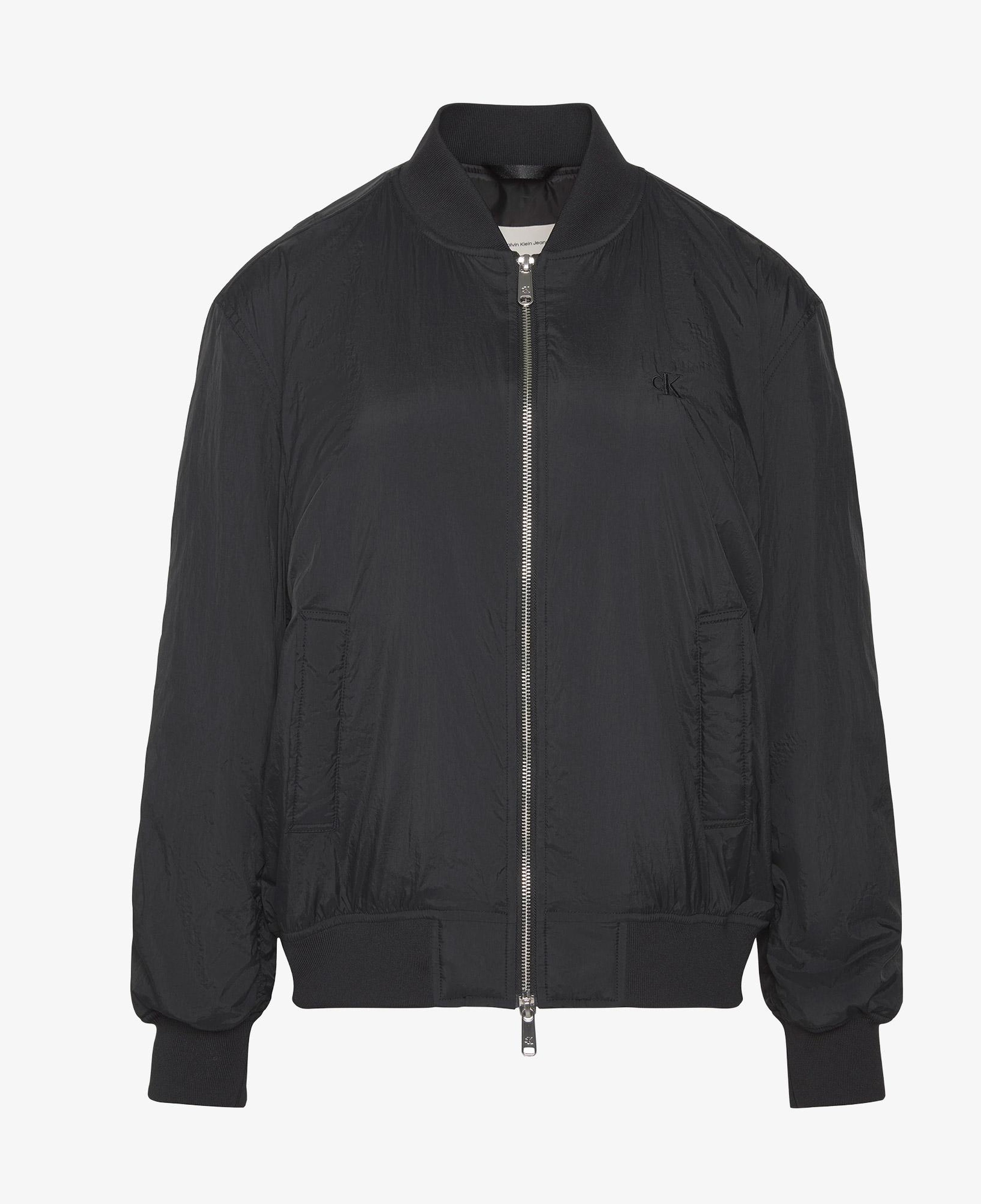 Calvin Klein Essential Nylon Bomber Kadın Siyah Ceket