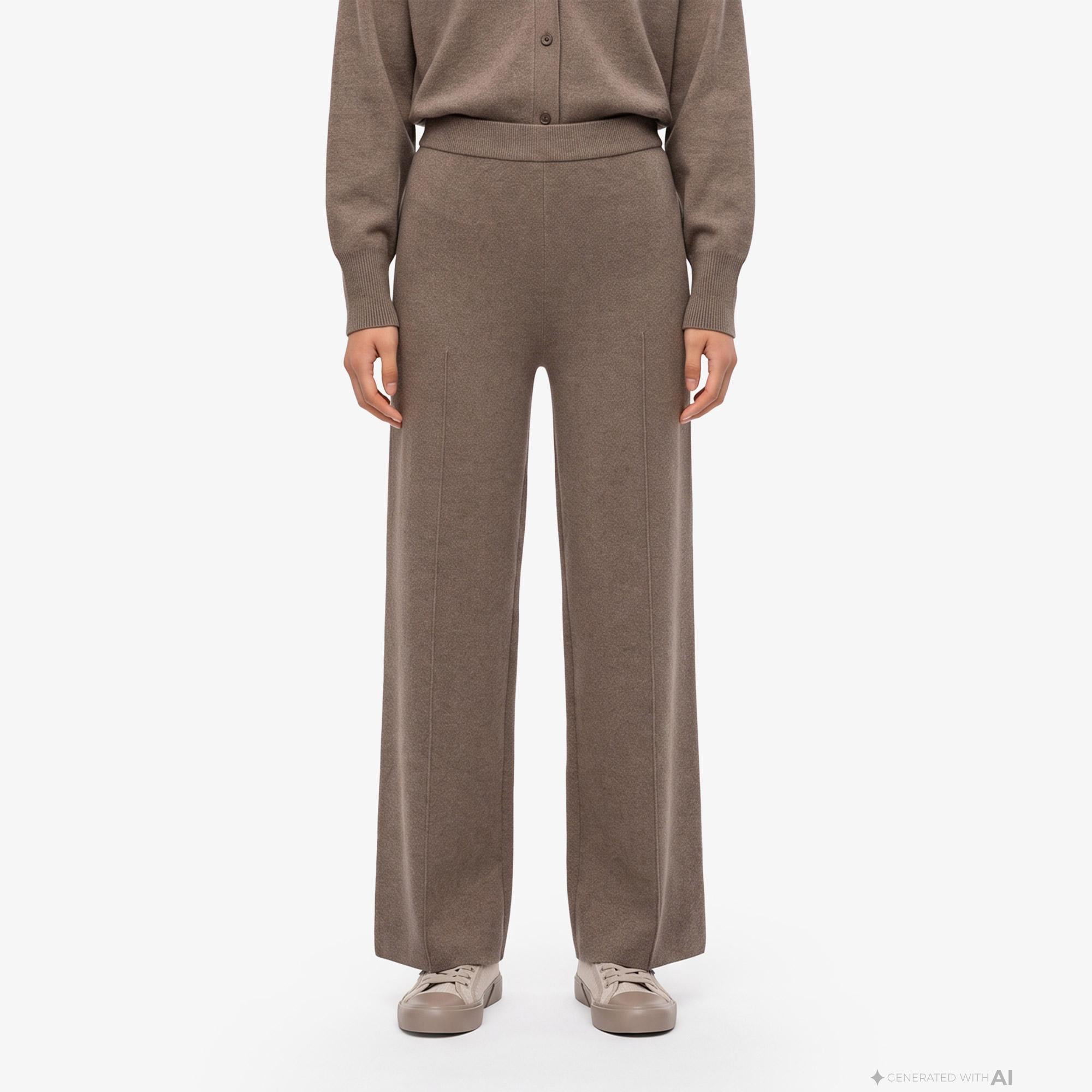 Calvin Klein Tech Knit Kadın Bej Pantolon