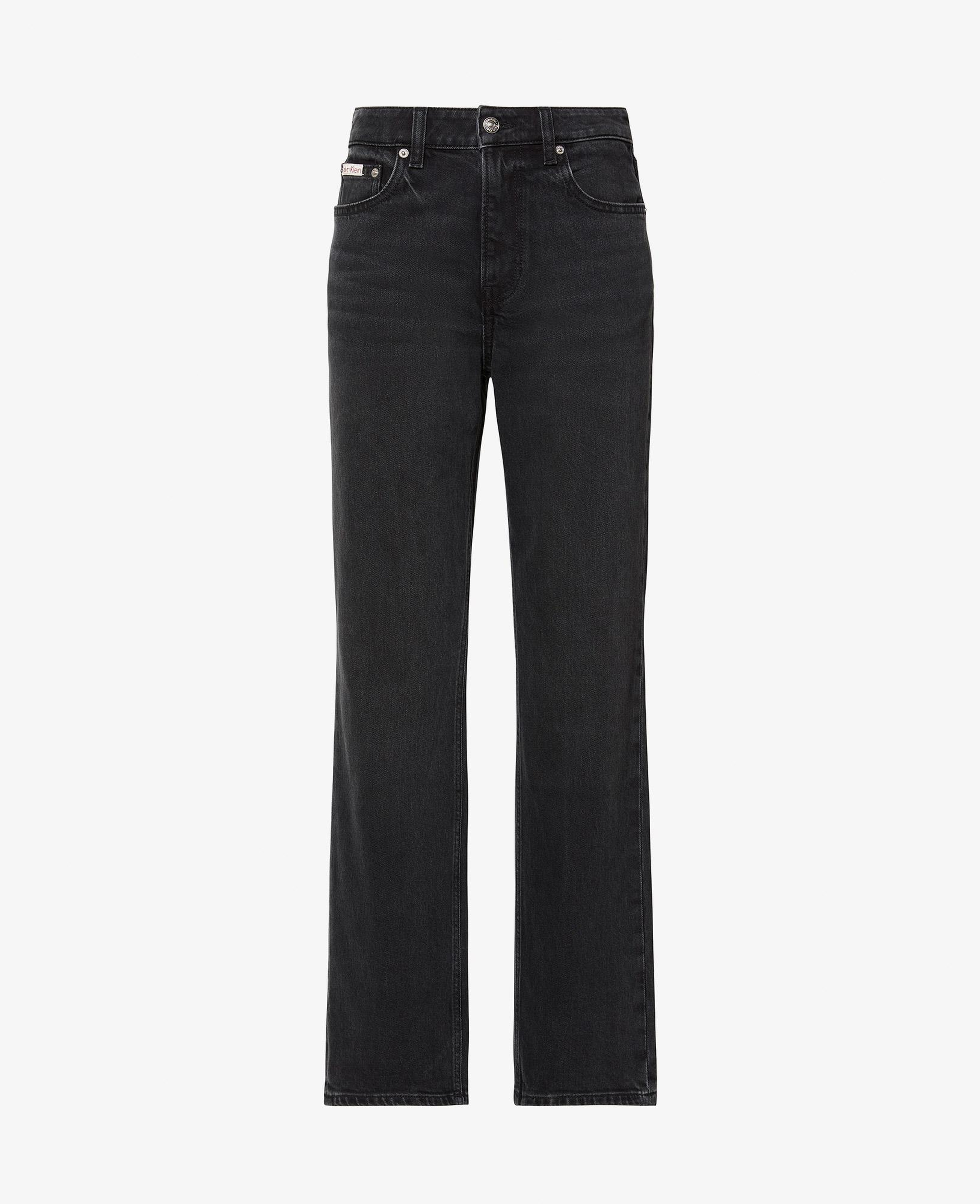 Calvin Klein High Rise Straight Midnight Kadın Siyah Jean