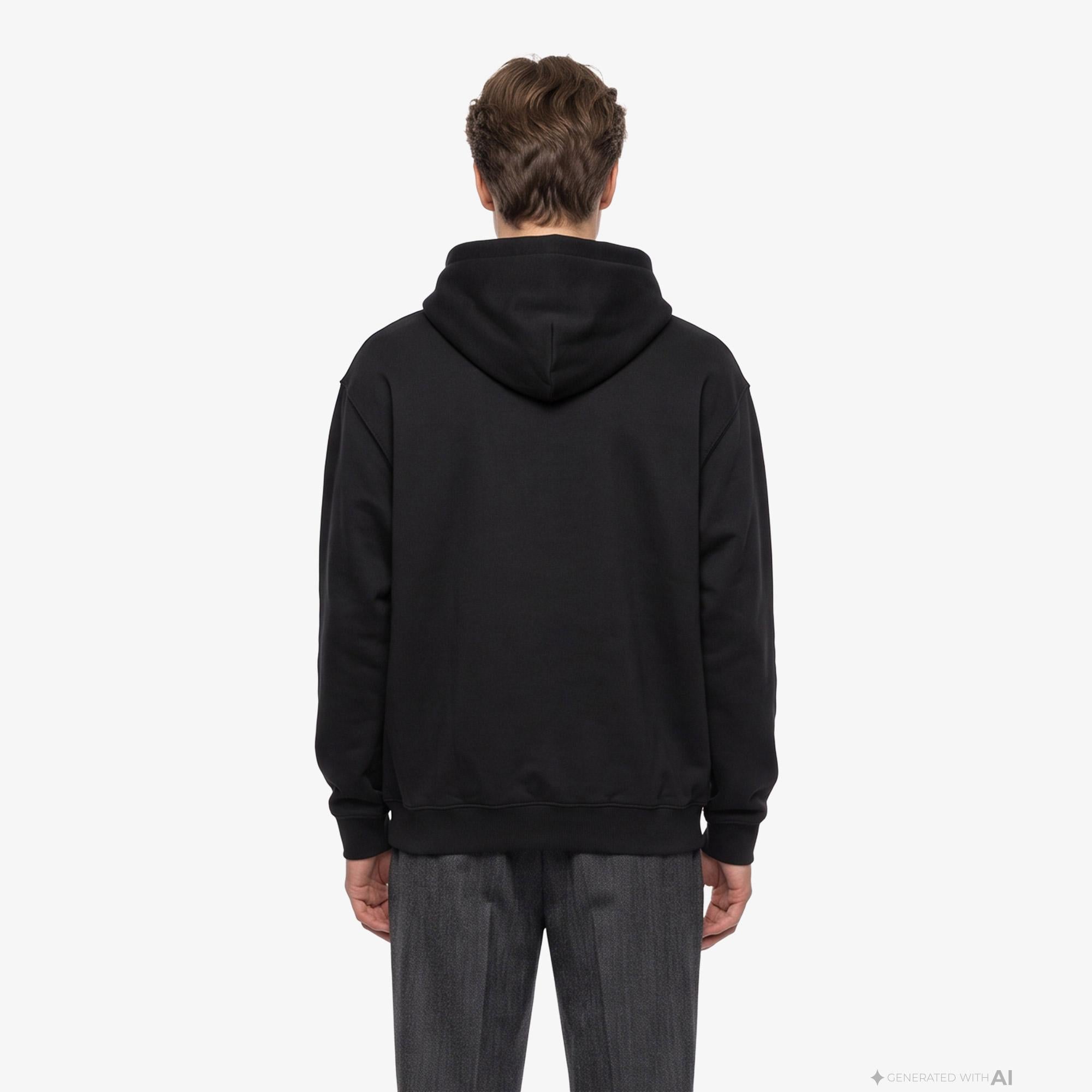 Hugo Diflowhood Erkek Siyah Sweatshirt