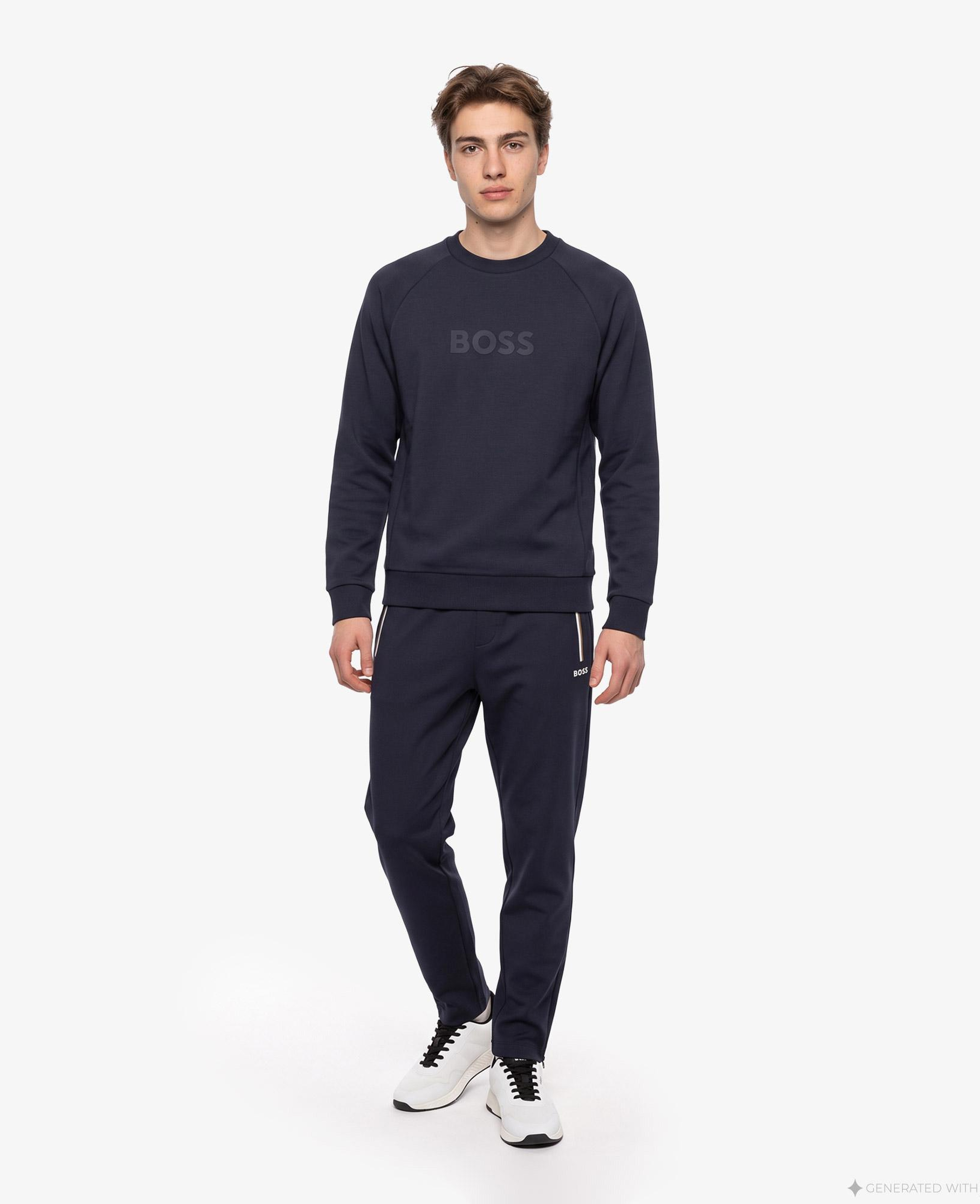 Boss Salbo Erkek Lacivert Sweatshirt