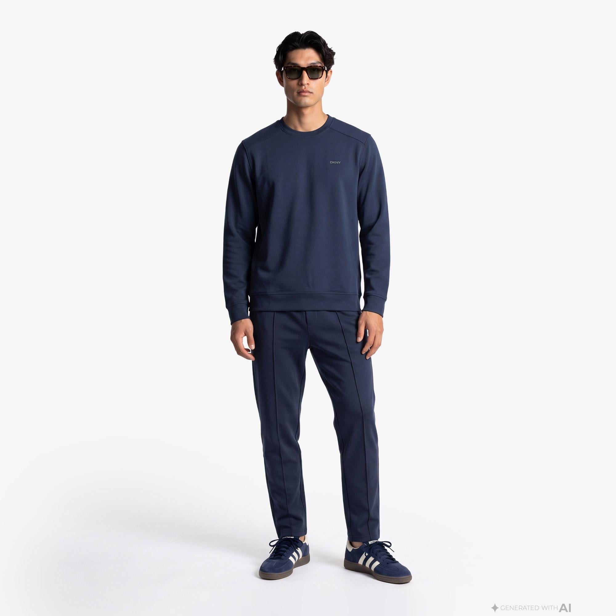 DKNY Comfort Erkek Lacivert Sweatshirt