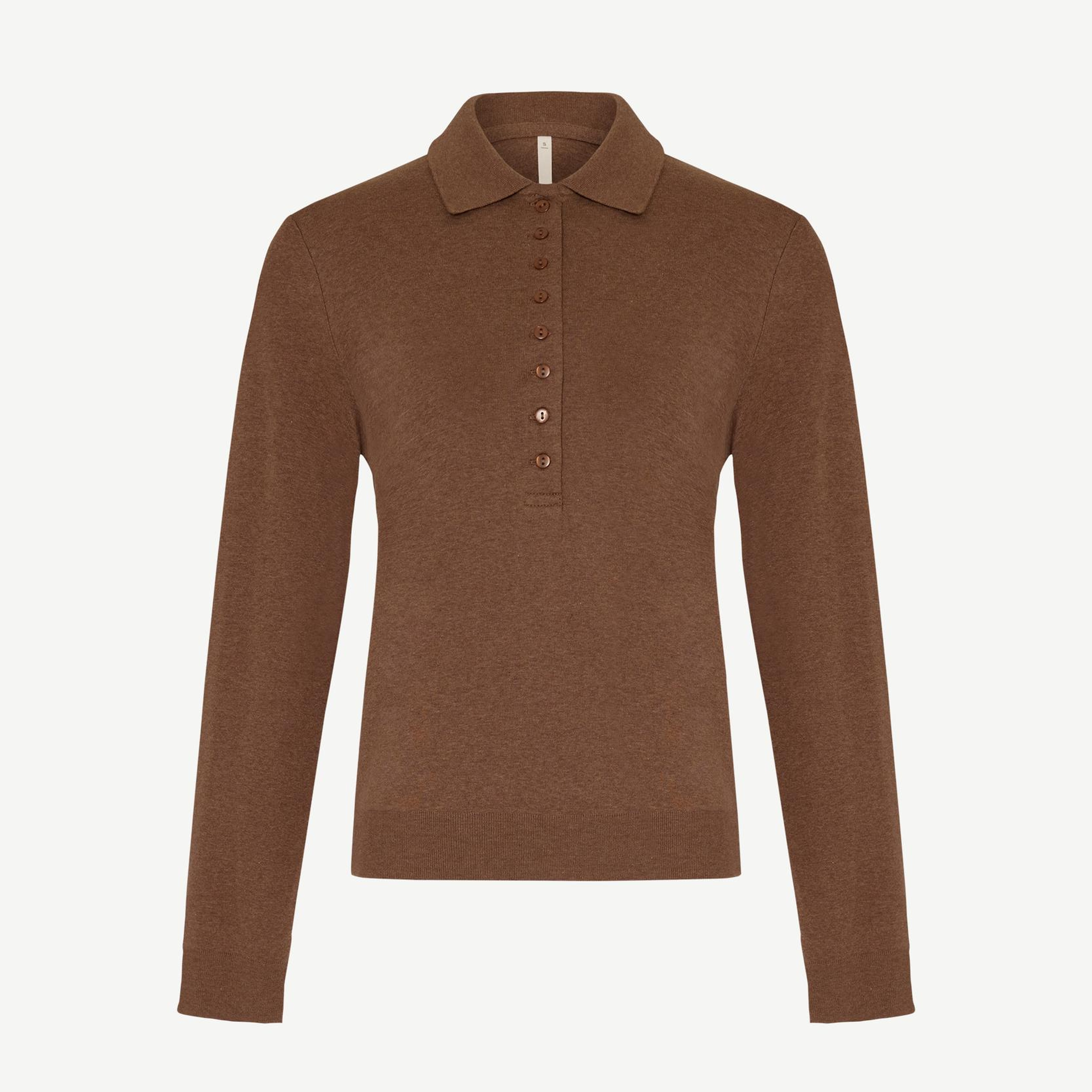 YARGICI Regular Polo Yaka Uzun Kol Kazak