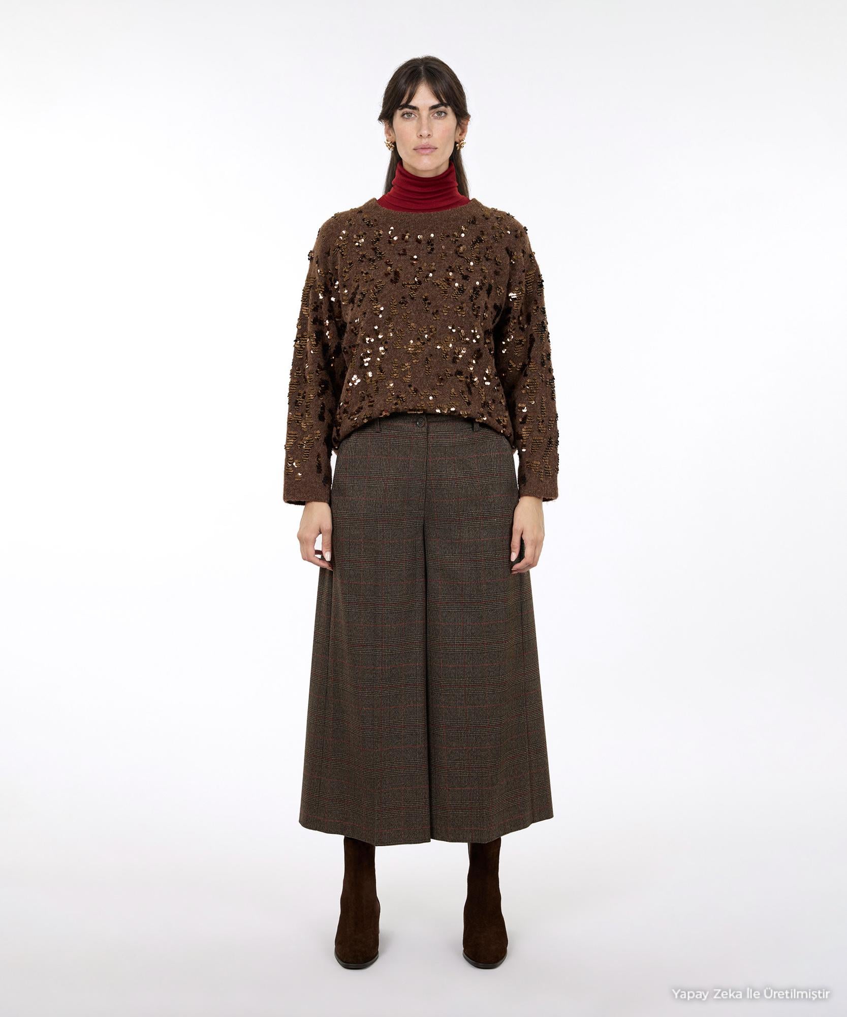 YARGICI Wide Leg Normal Bel Pantolon