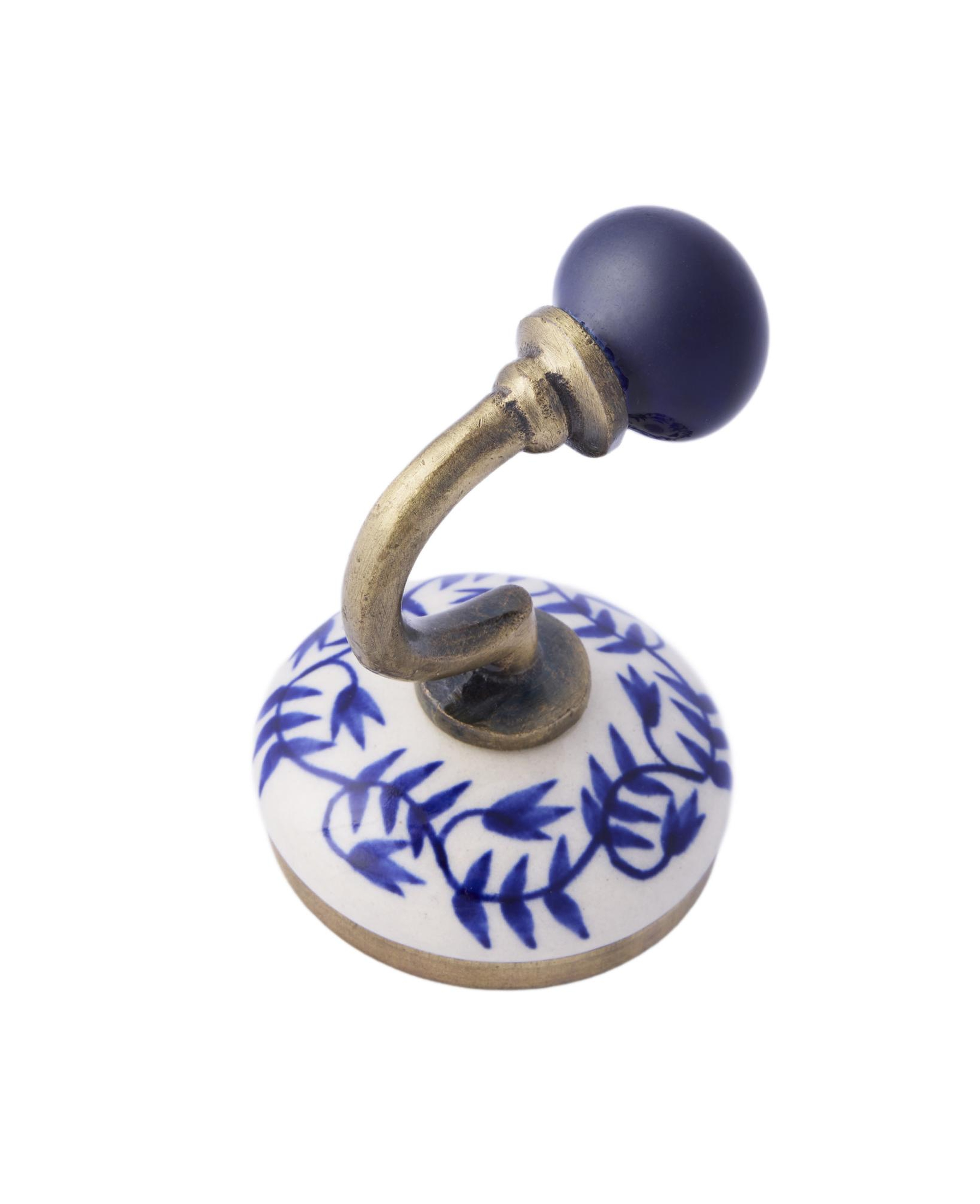 YARGICI Seramik Detaylı Metal Dekoratif Askı(6x10 Cm)