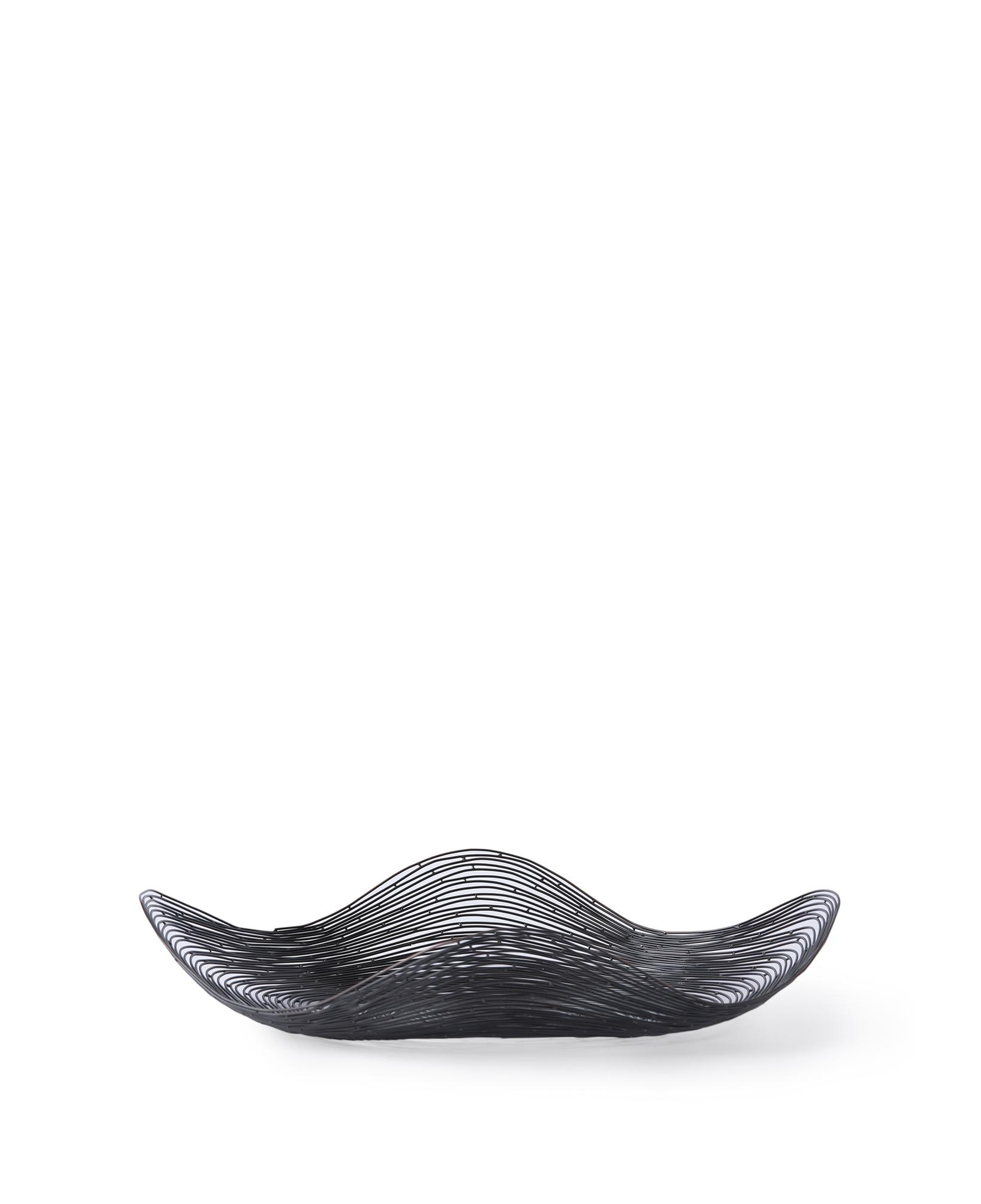 YARGICI Metal Asimetrik Formlu Sepet(42x29x9 Cm)