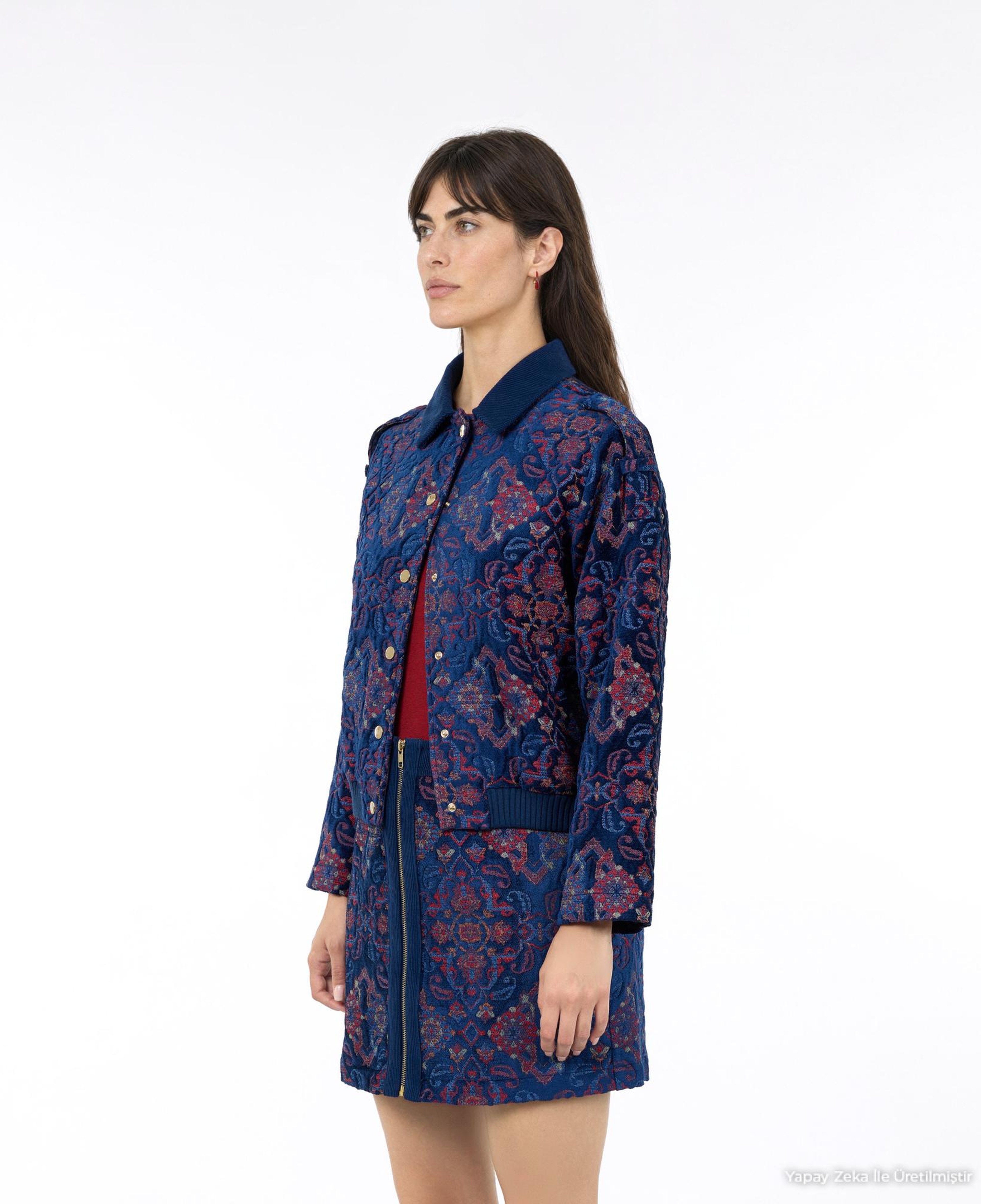 YARGICI Regular Bomber Yaka Uzun Kol Ceket