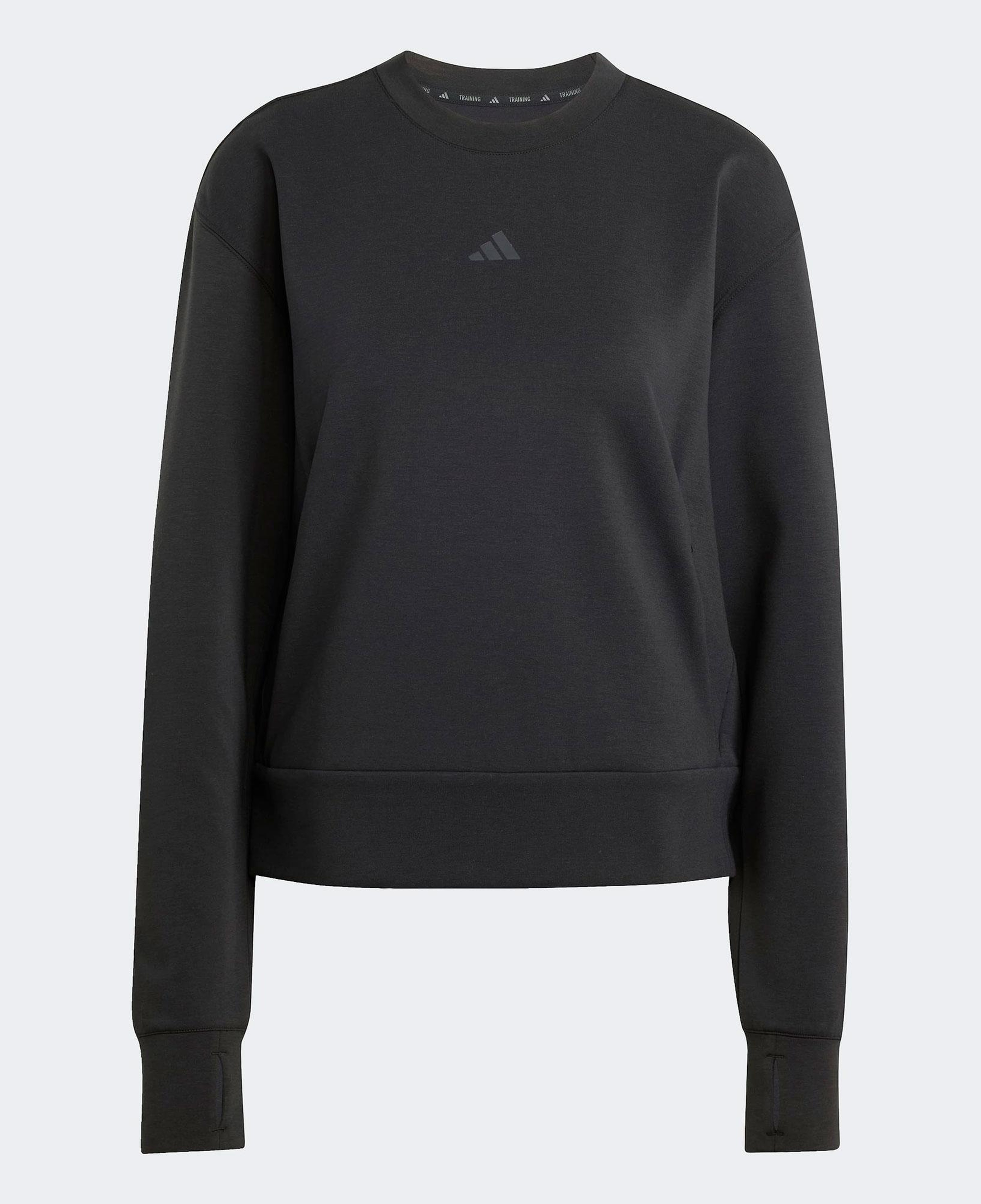 adidas D4T Knit Crew Kadın Siyah Sweatshirt