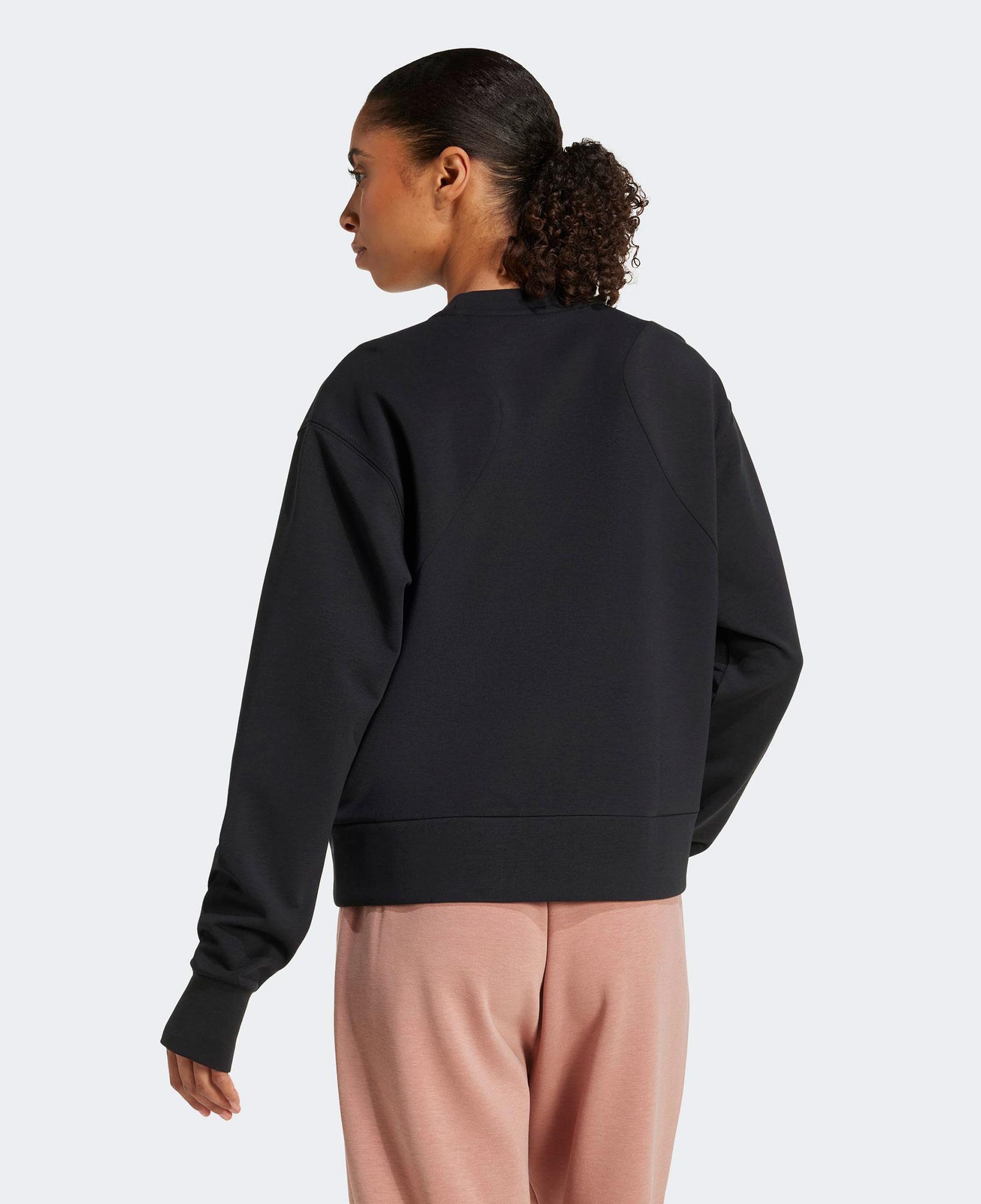 adidas D4T Knit Crew Kadın Siyah Sweatshirt