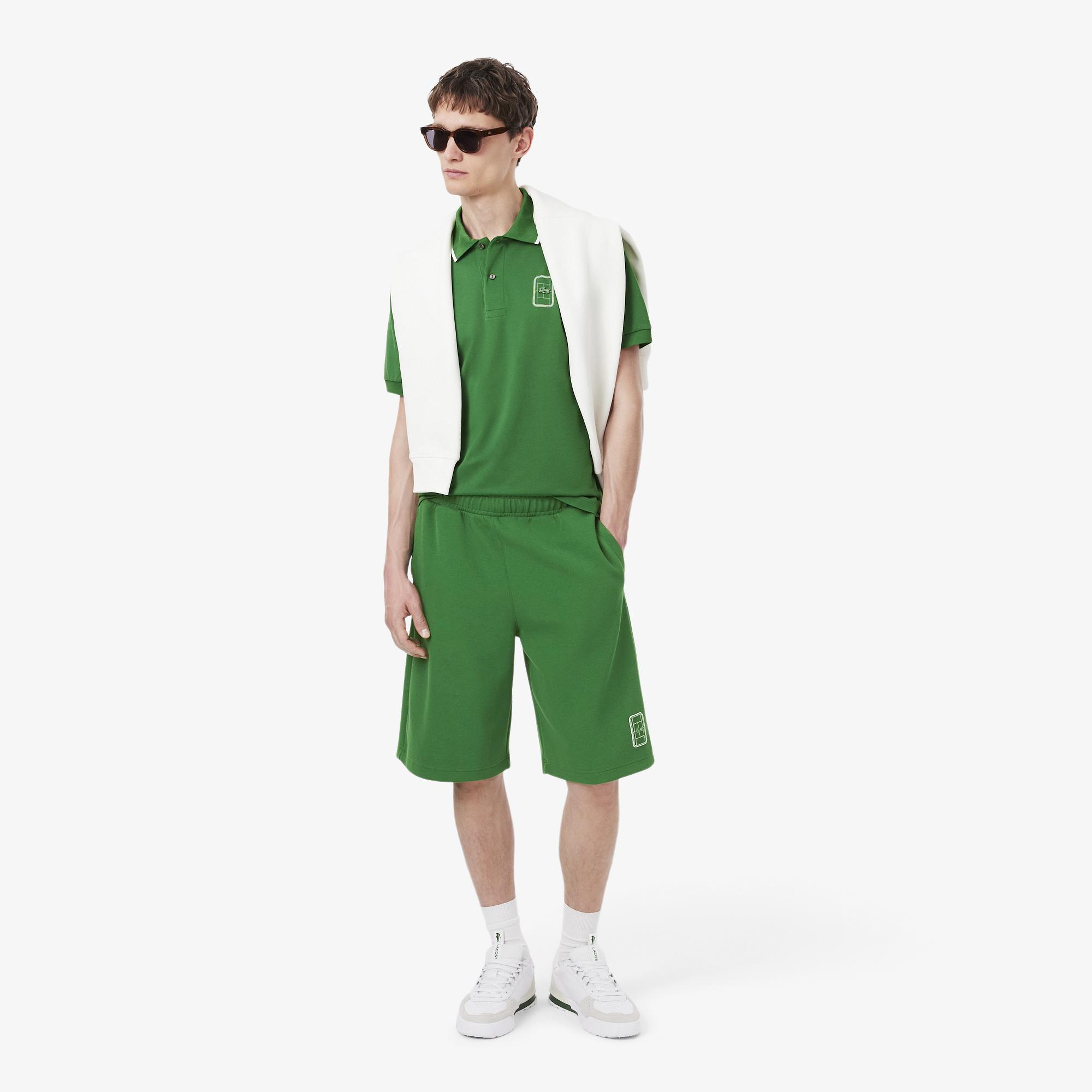 Erkek Classic Fit Yeşil Polo