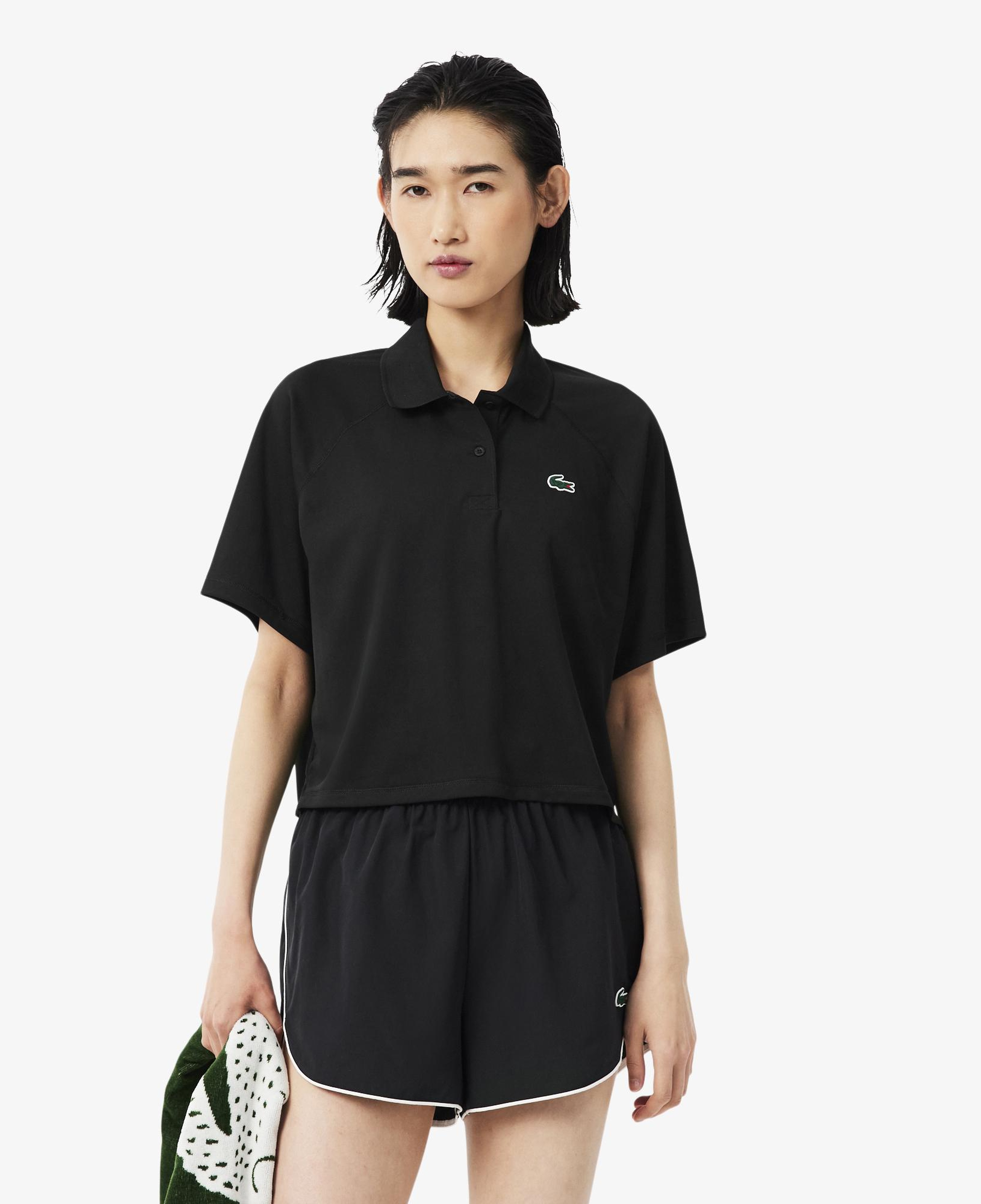 SPORT Kadın Relaxed Fit Ultra Dry Siyah Polo