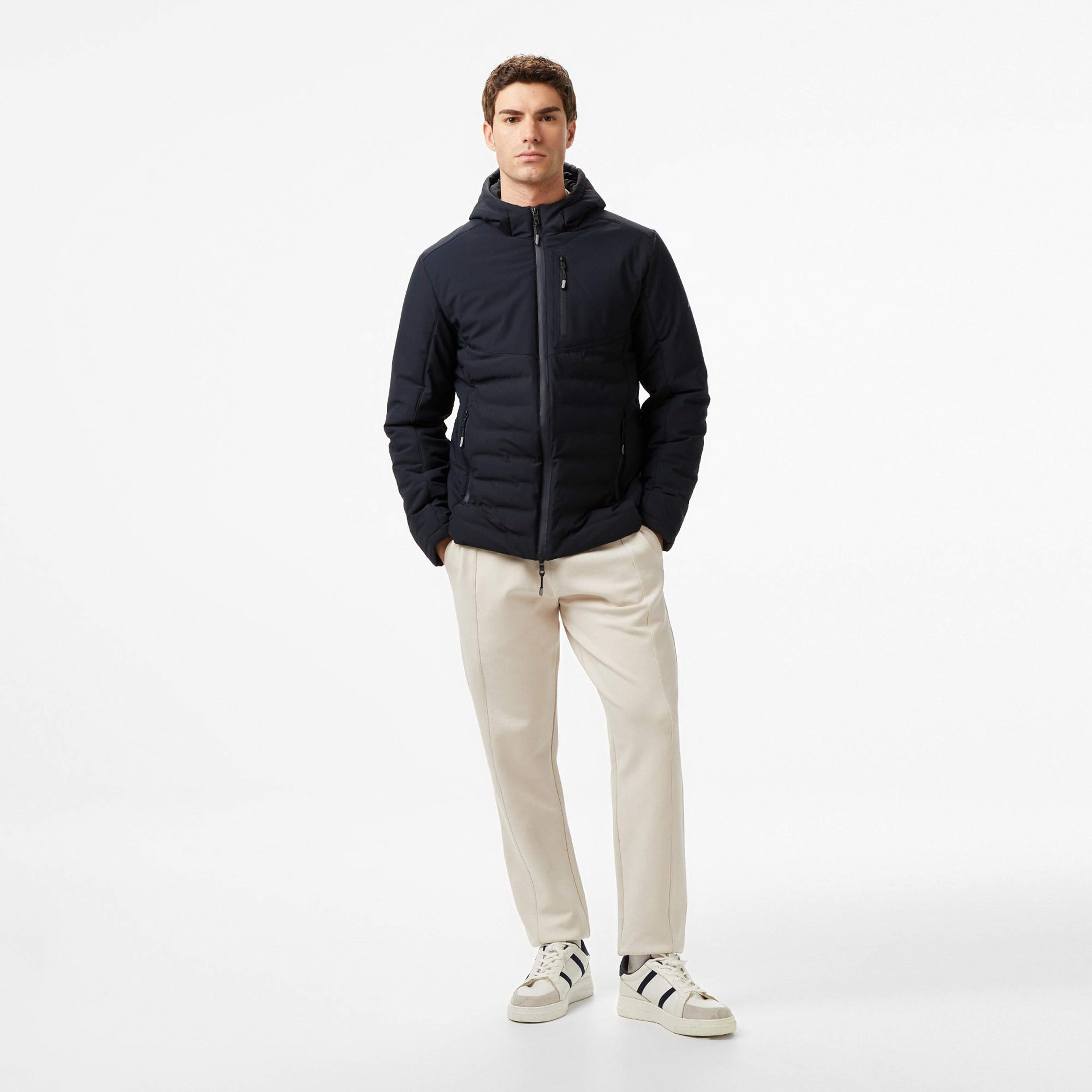 Nautica Erkek Siyah Regular Fit Mont