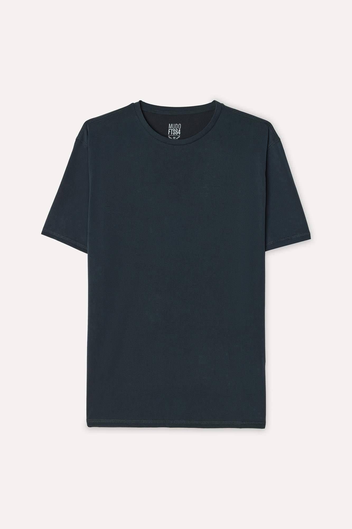 Erkek Antrasit Comfort Fit Bisiklet Yaka T-Shirt