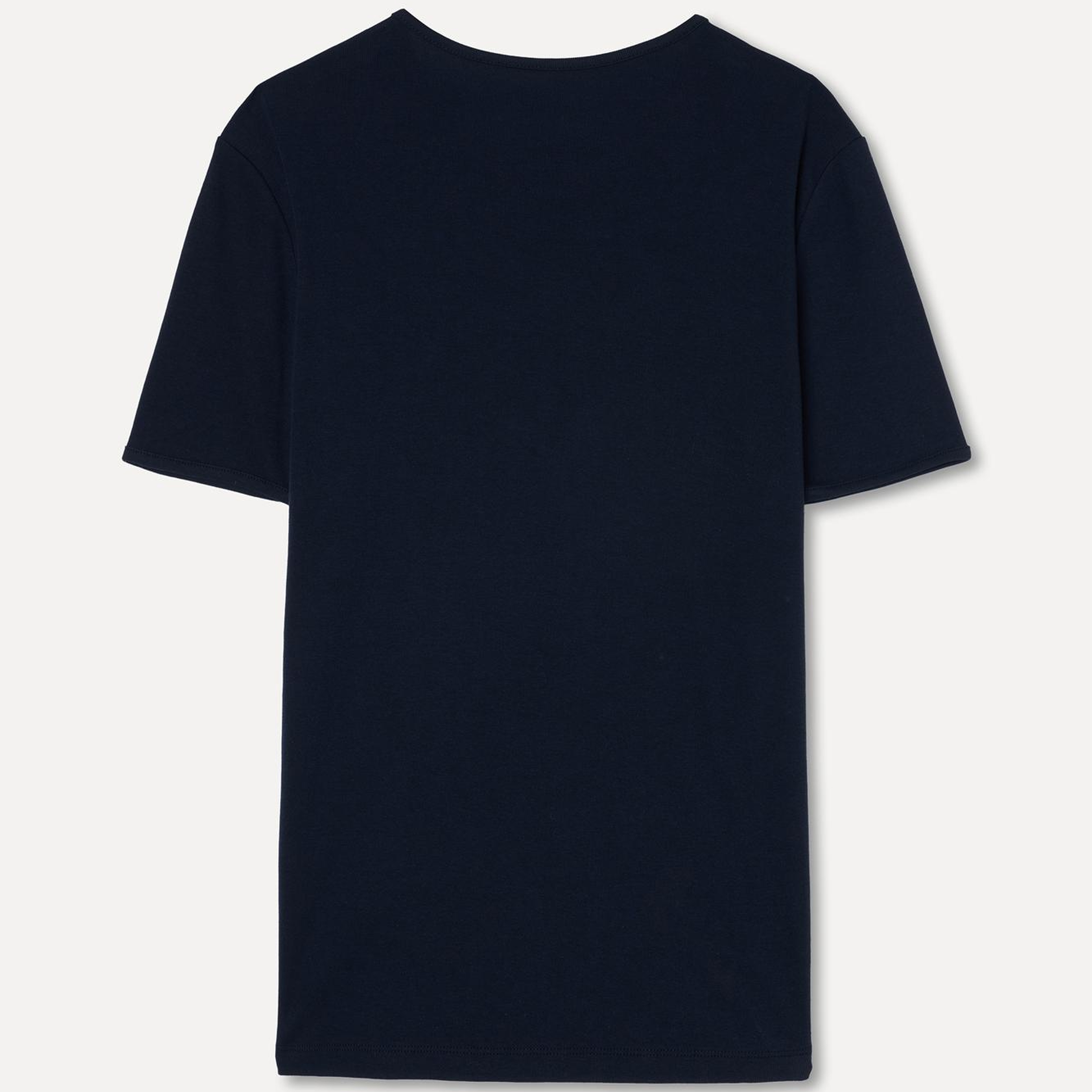 Erkek Lacivert Bisiklet Yaka T-Shirt