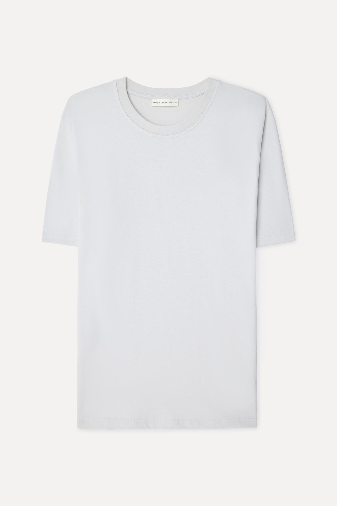 Erkek Taş Rengi Bisiklet Yaka T-Shirt