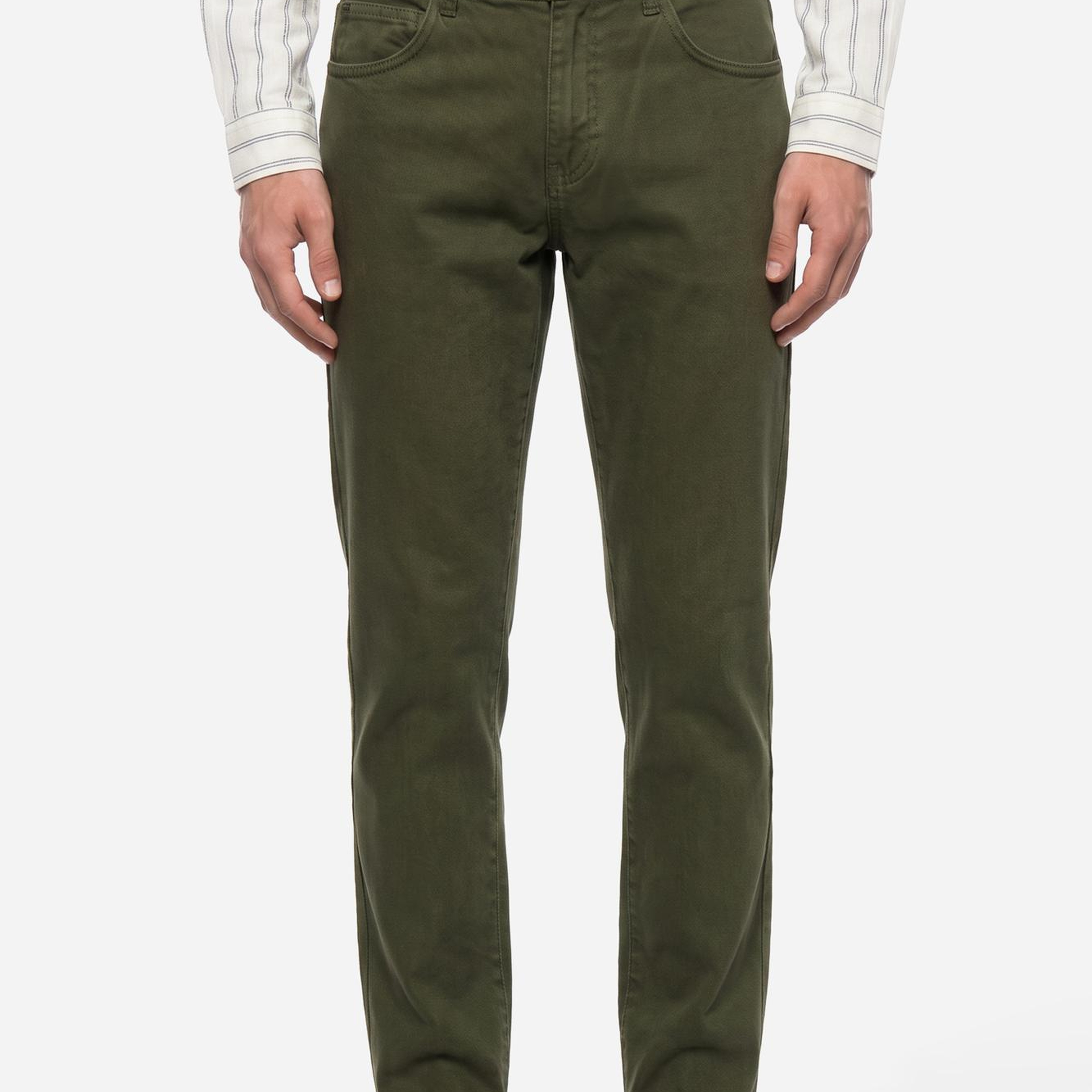 Erkek Haki Loose Fit Pantolon