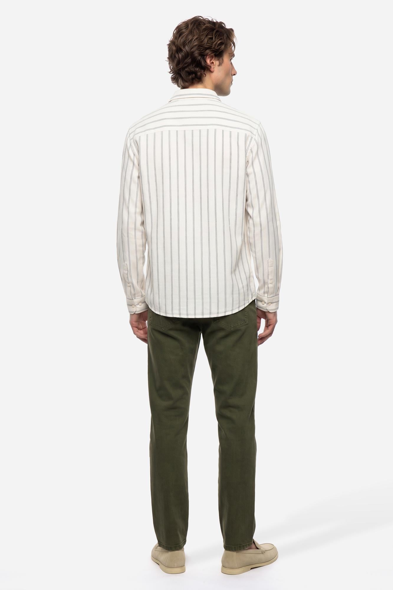 Erkek Haki Loose Fit Pantolon