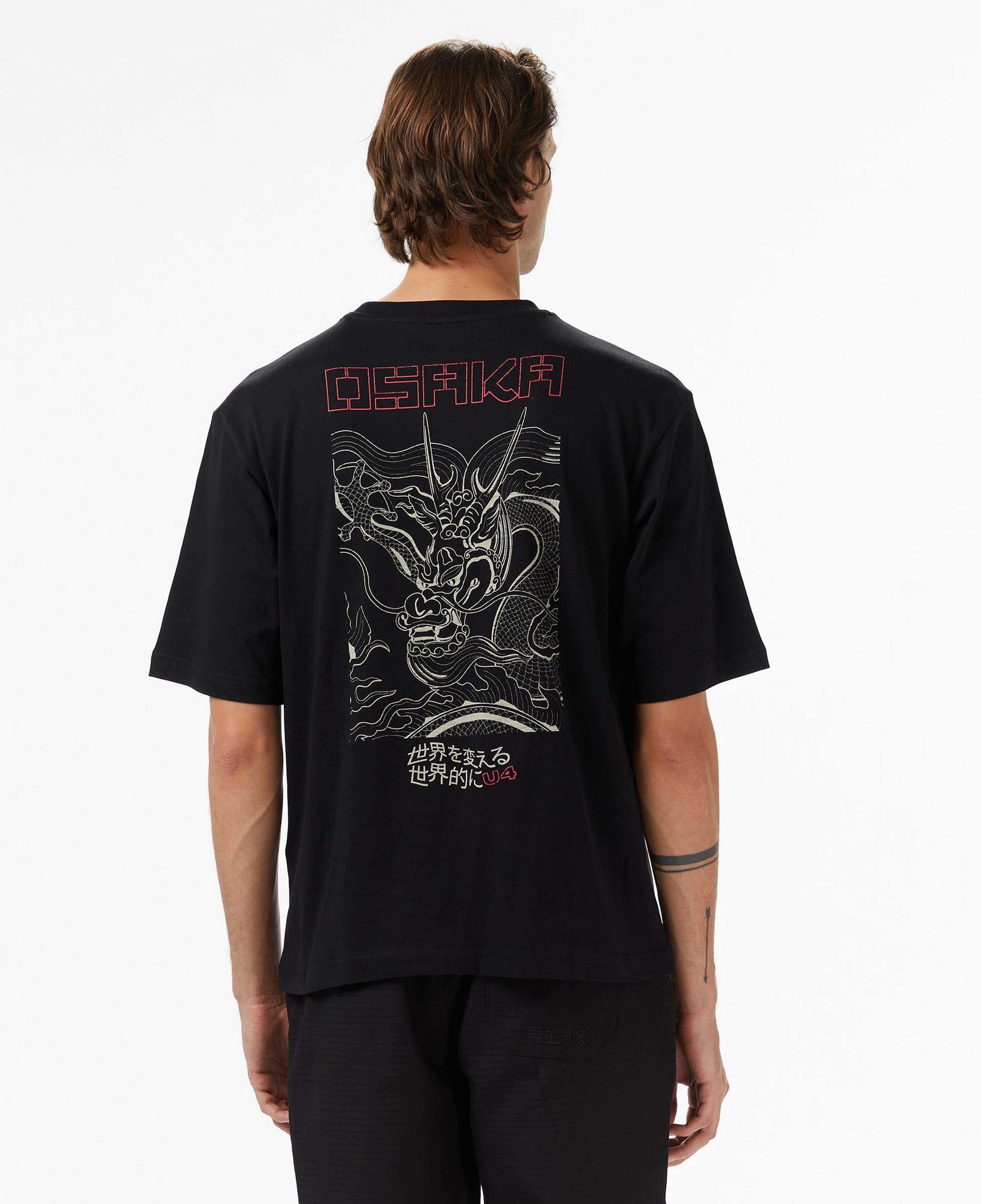 UNITED4 Erkek Siyah T-Shirt