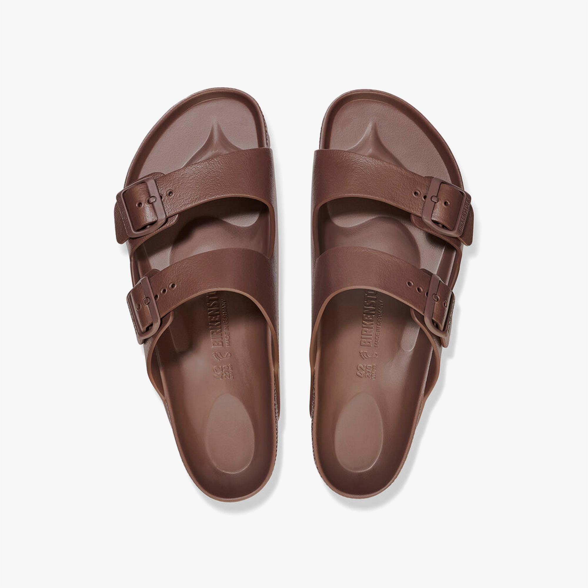 Birkenstock Arizona EVA Çift Bantlı Erkek Kahverengi Terlik