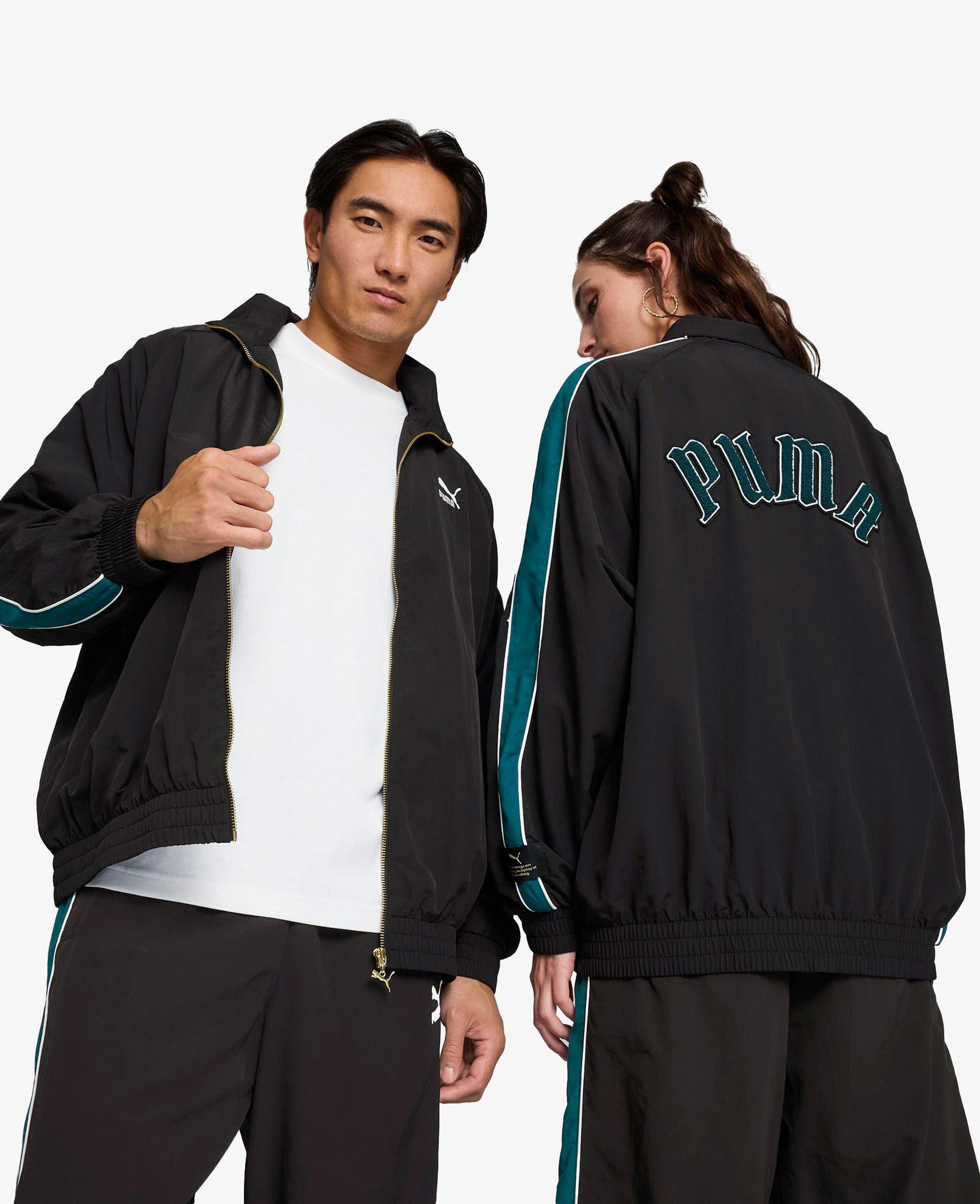Puma T7 Play.Parıs. Track Unisex Siyah Eşofman Üstü