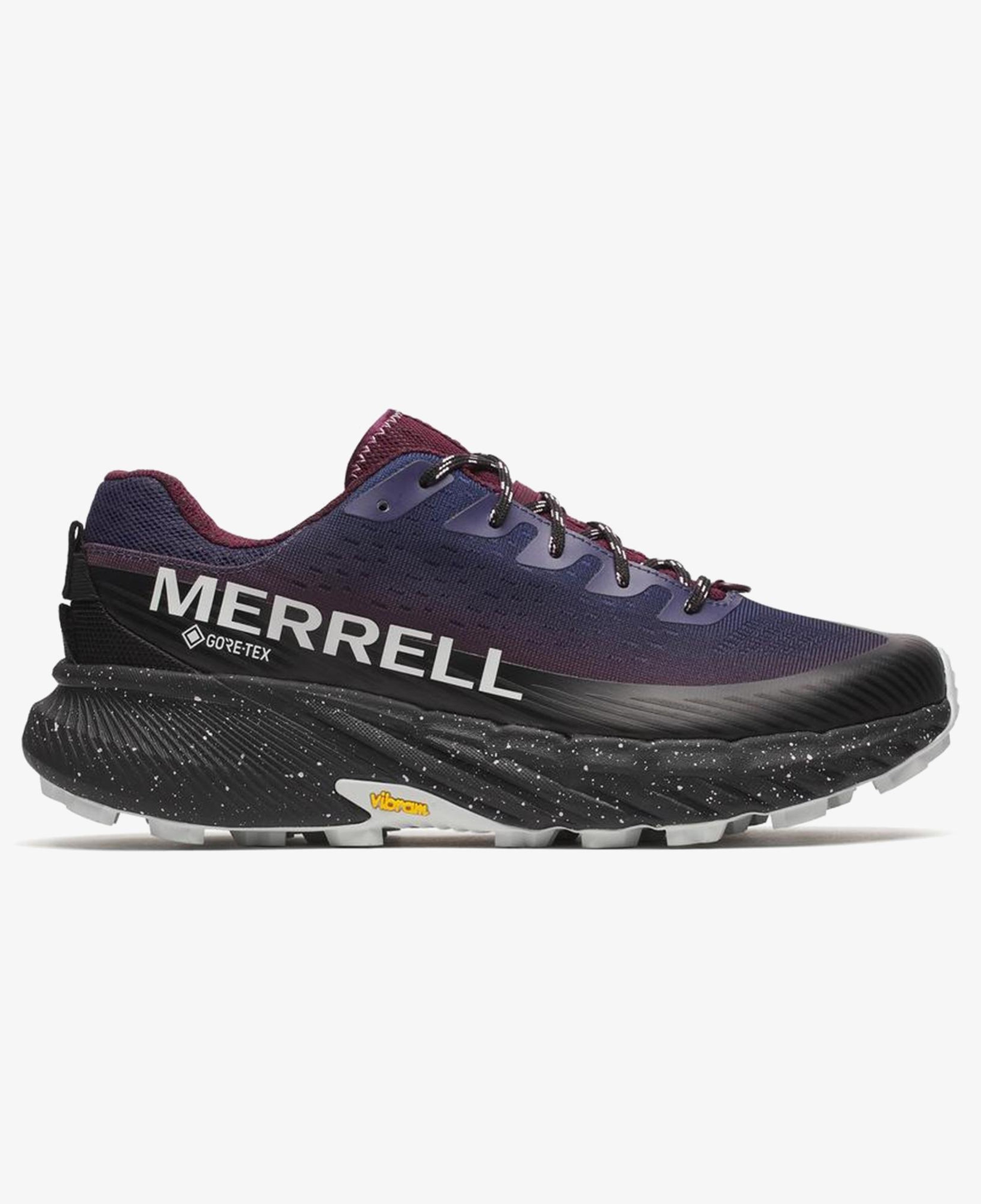 Merrell Agility Peak 5 Gore Tex Erkek Mor Koşu Ayakkabısı