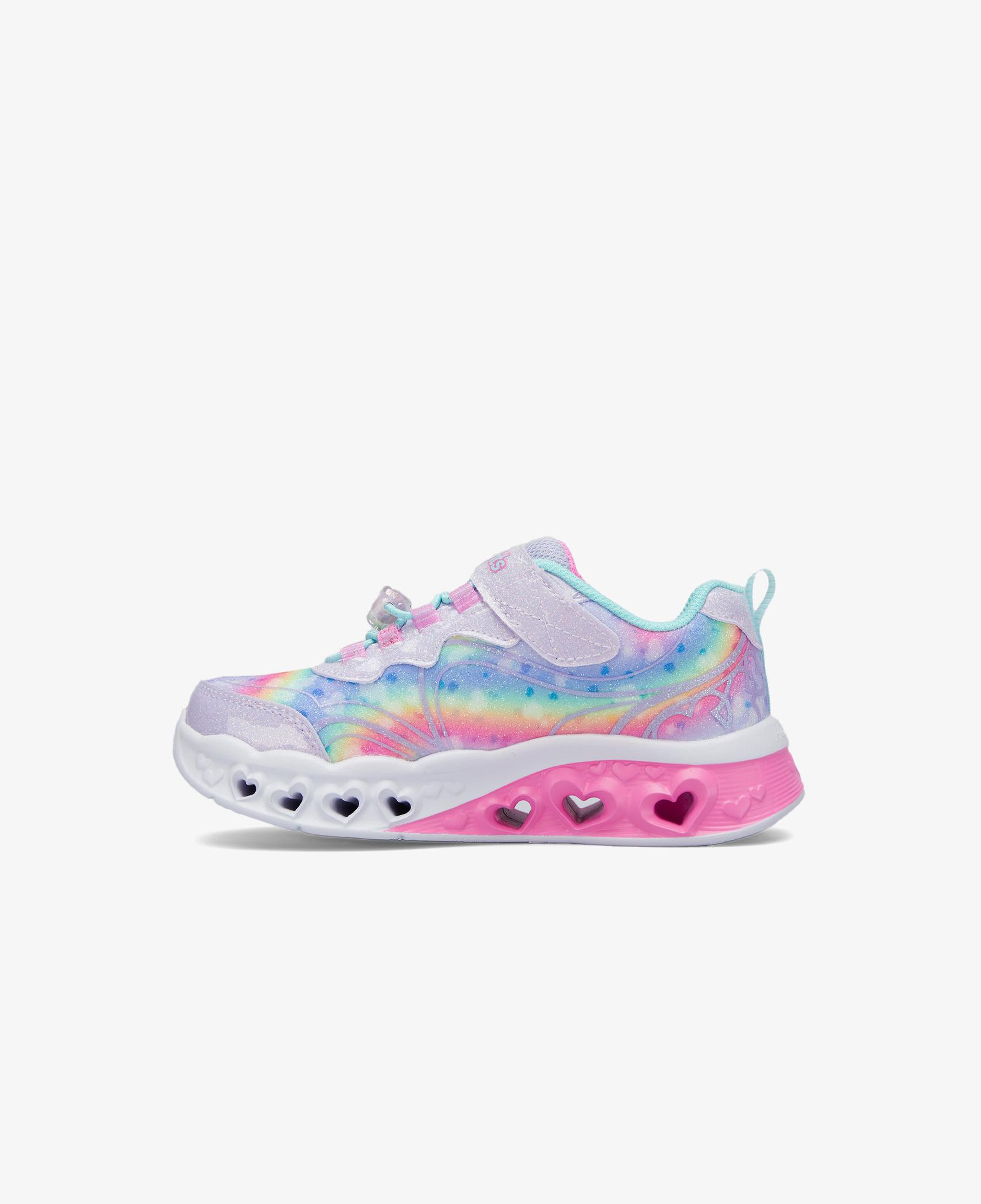 Skechers Flutter Heart Lights Çocuk LAVANTA/AÇIK MAVİ Spor Ayakkabı