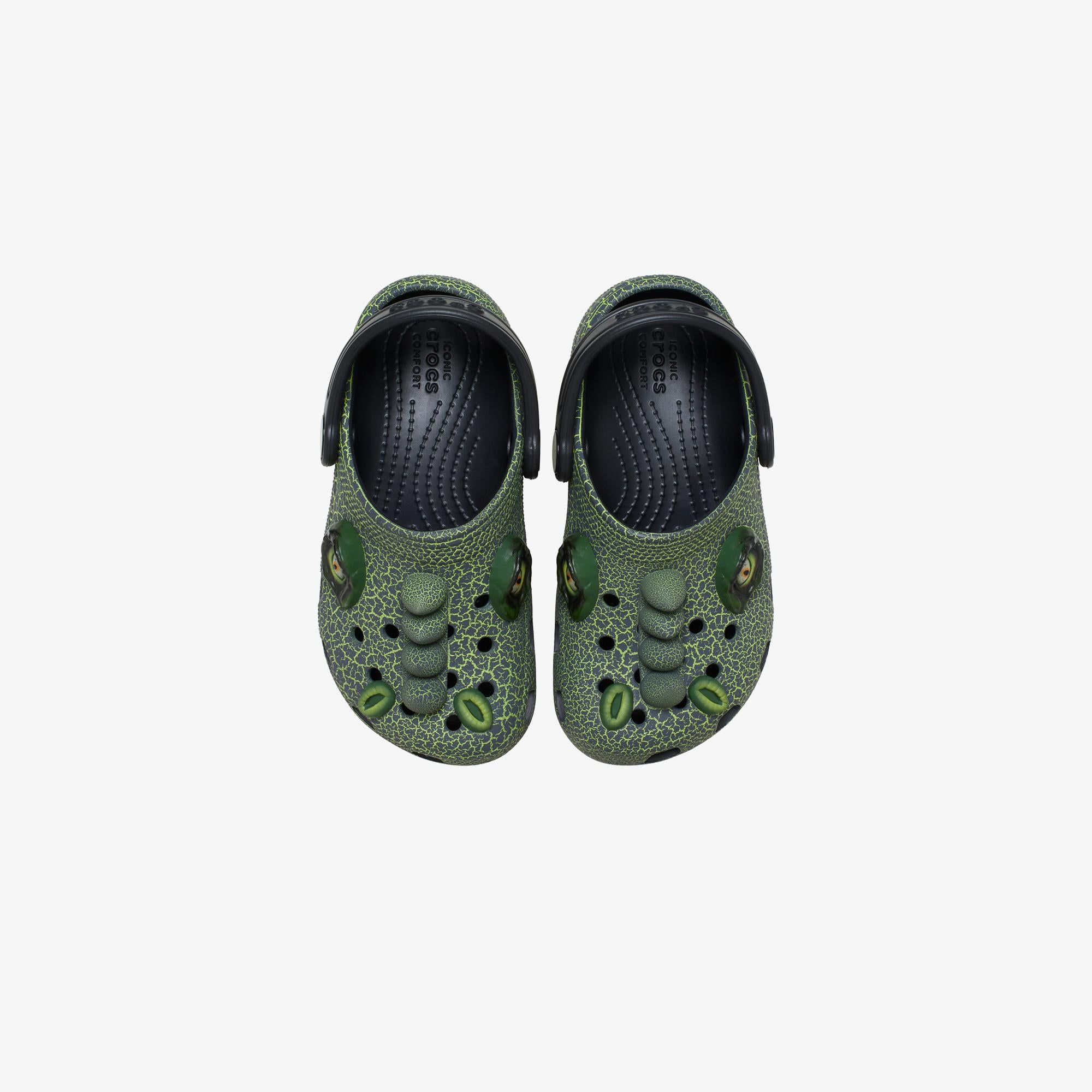 Crocs Classic I Am Scary Dino Çocuk Siyah Terlik