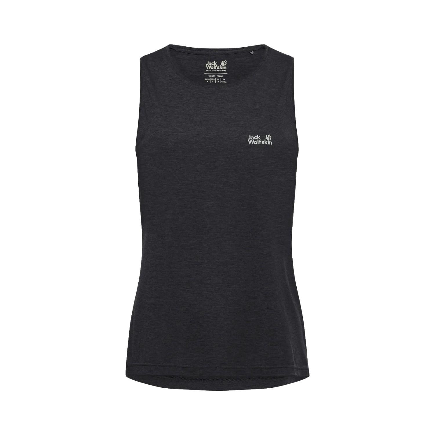 Jack Wolfskin Wildtrail Tank Top Kadın Gri Tişört