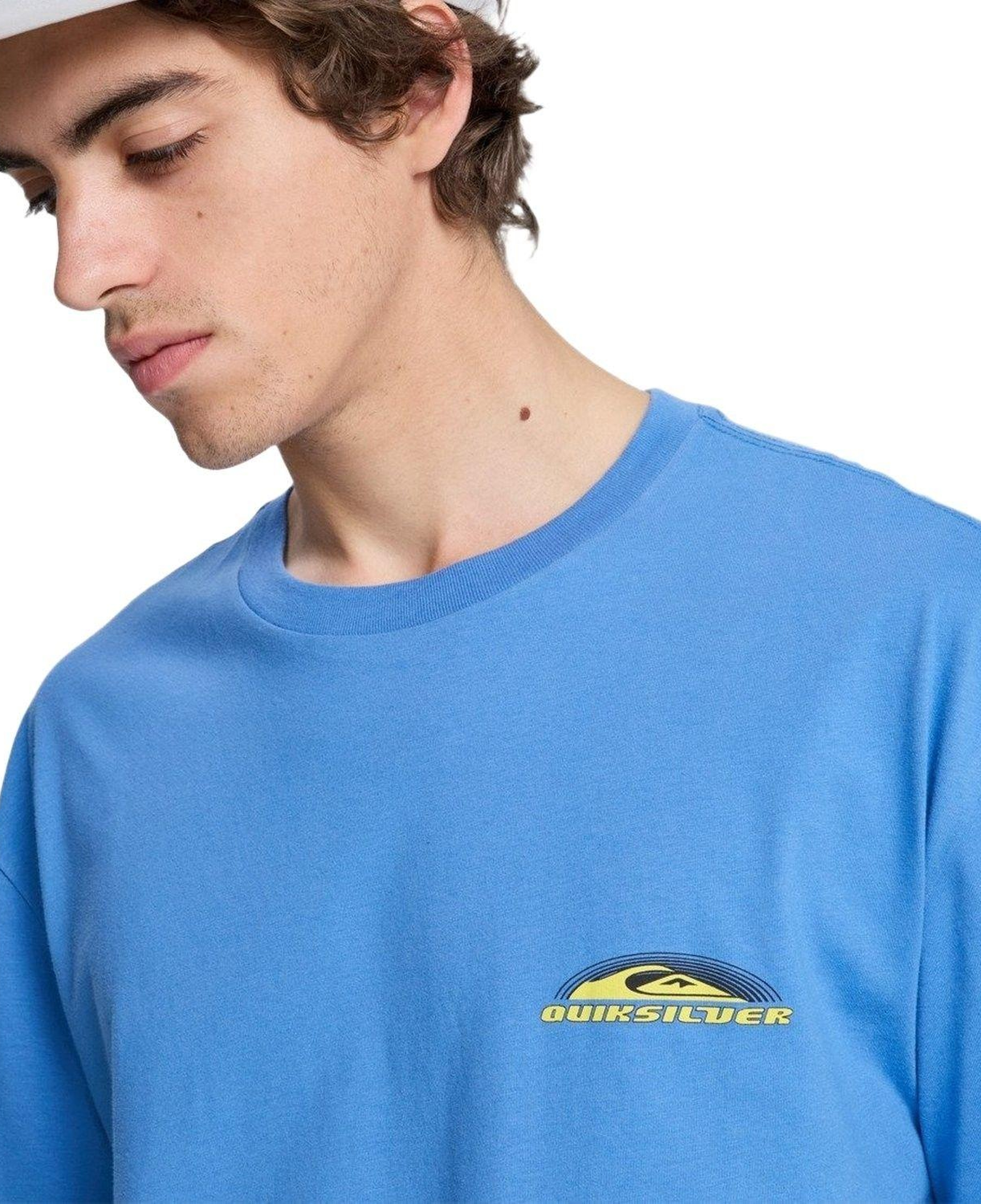 Quiksilver Ev Fade Spectru Erkek Mavi Tişört
