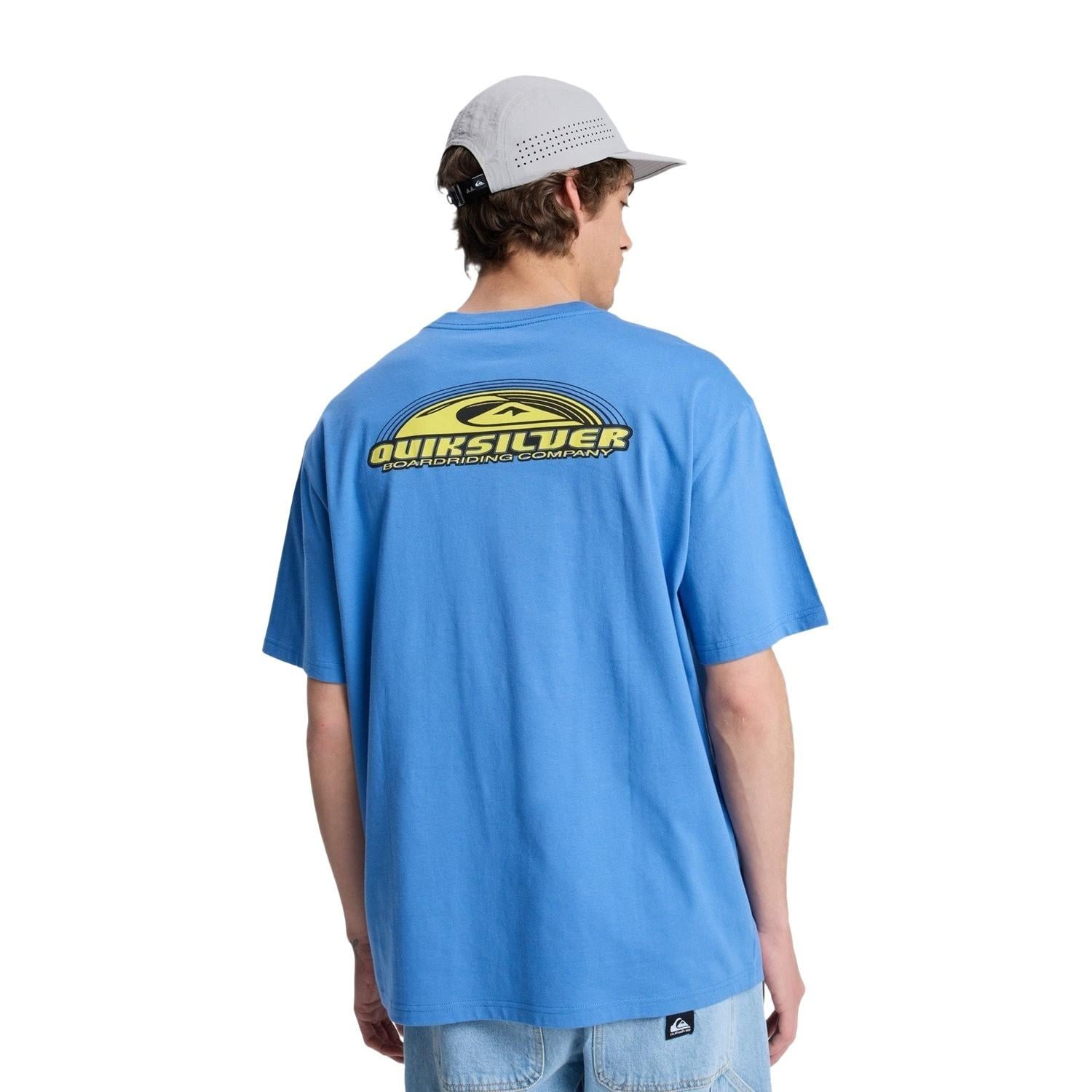 Quiksilver Ev Fade Spectru Erkek Mavi Tişört