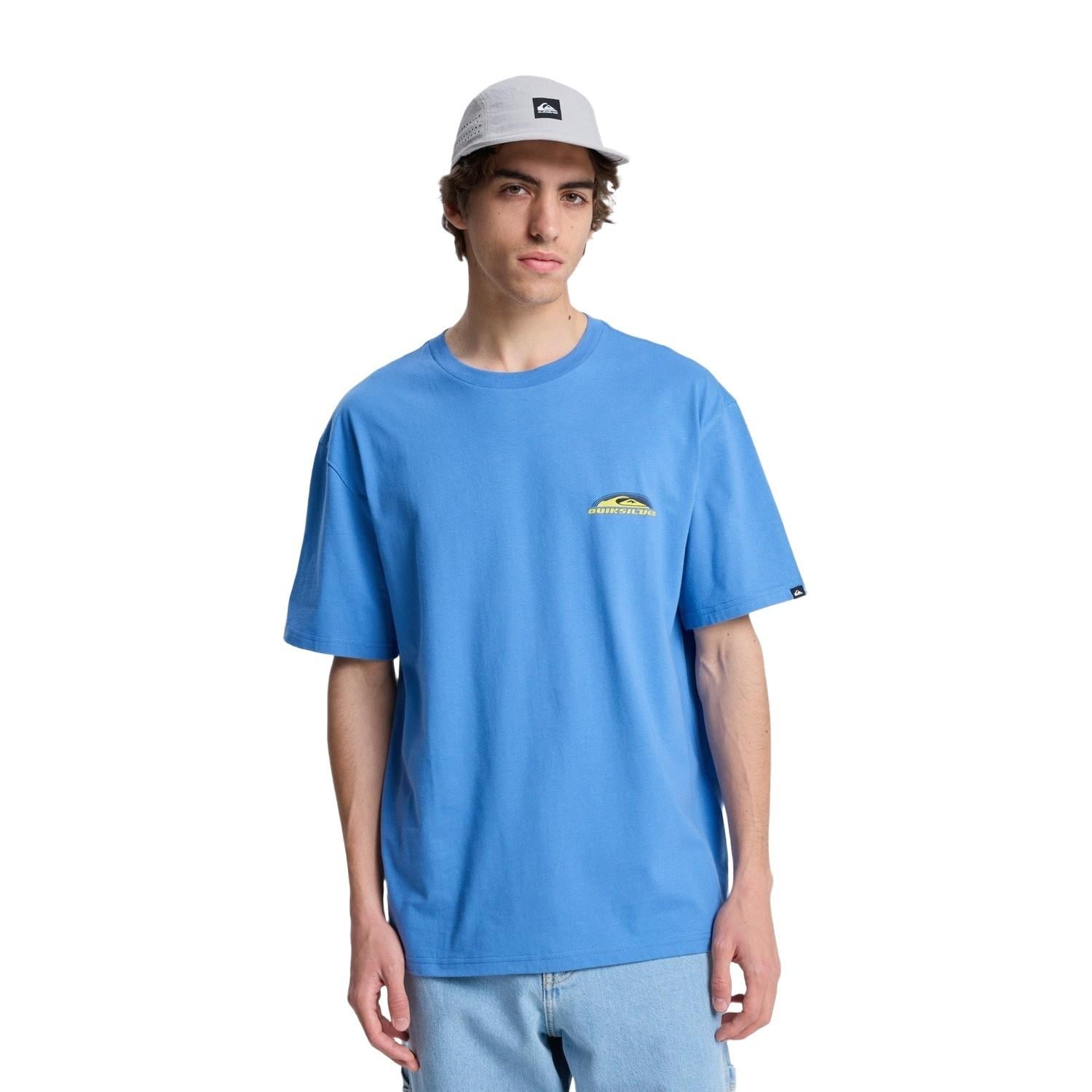 Quiksilver Ev Fade Spectru Erkek Mavi Tişört