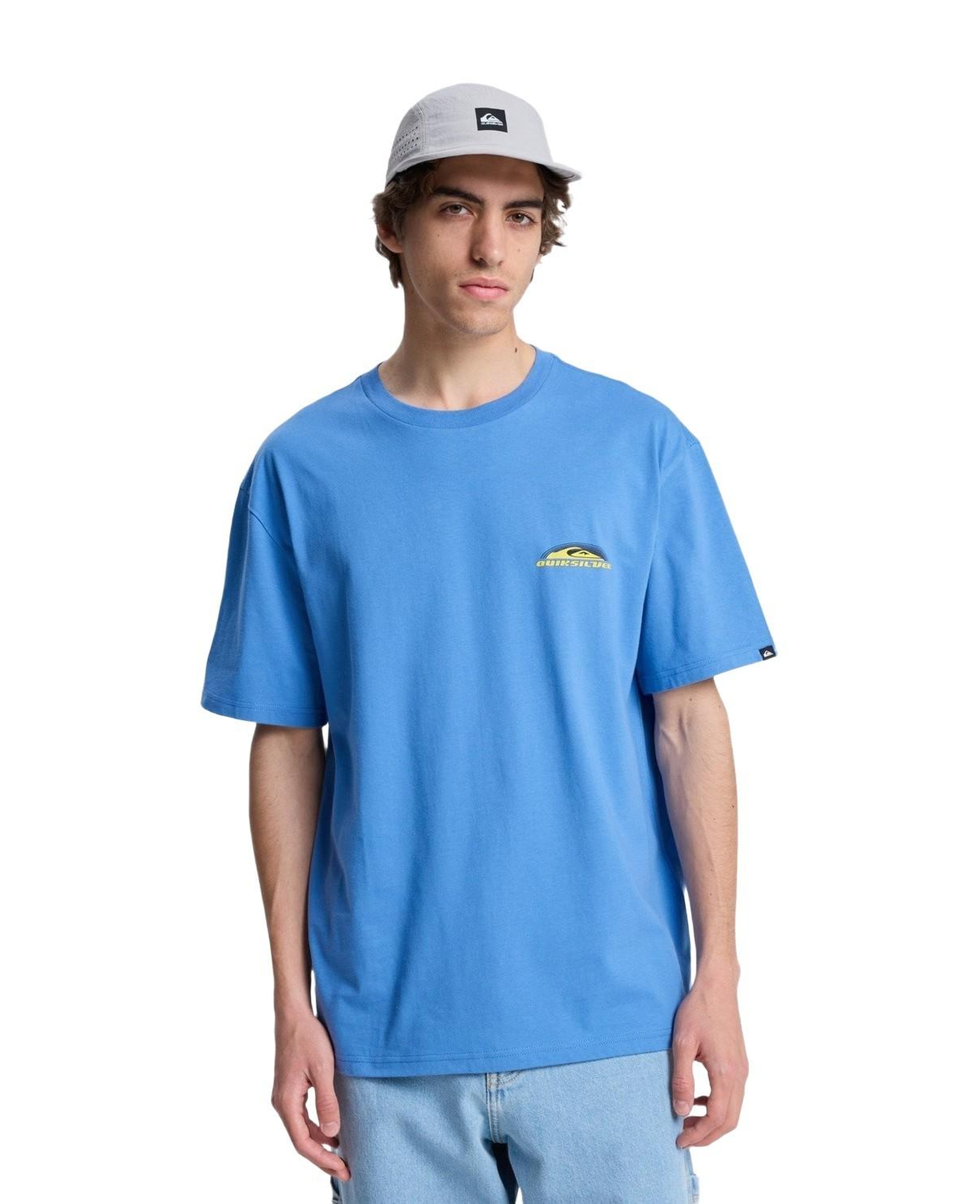 Quiksilver Ev Fade Spectru Erkek Mavi Tişört