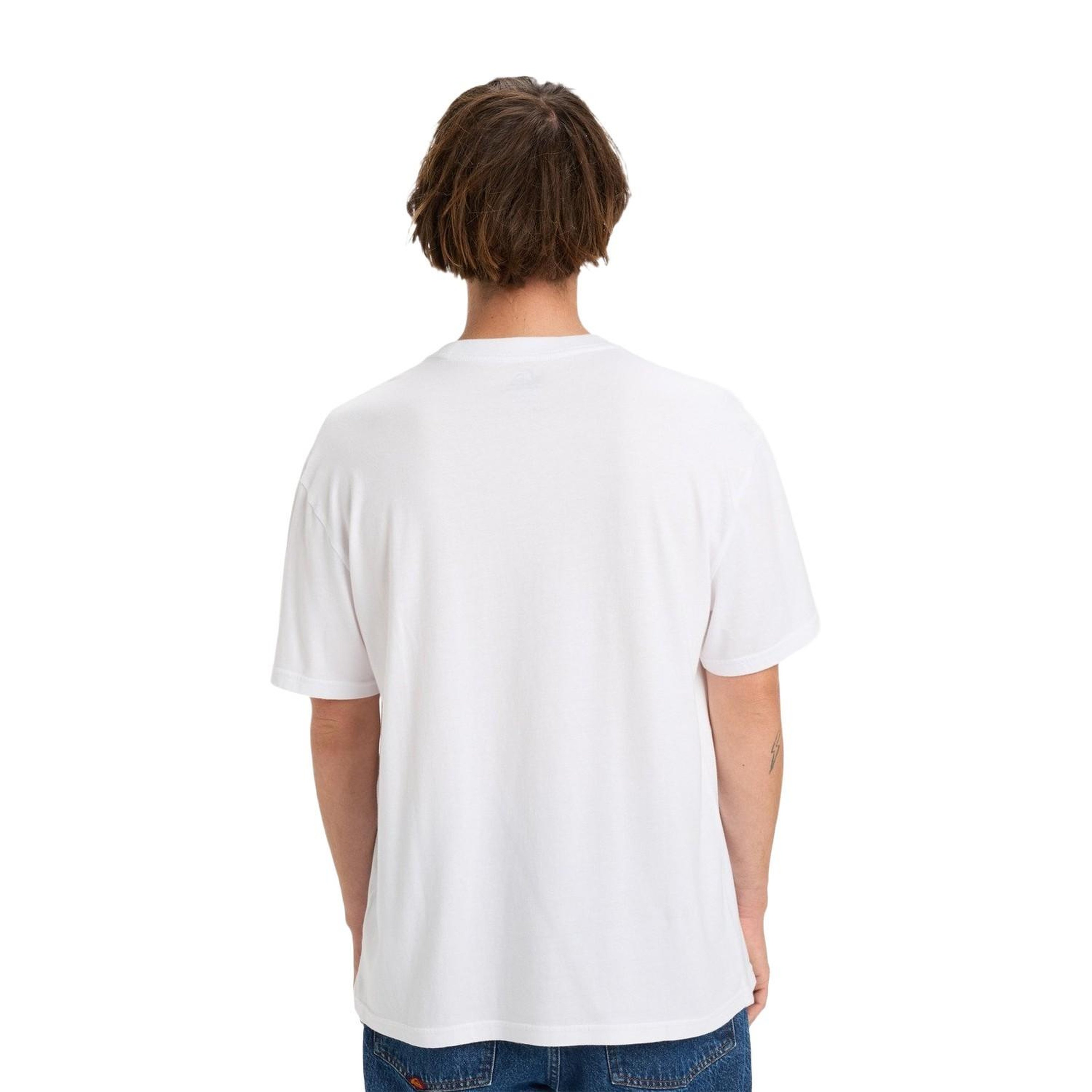 Quiksilver Salt Water Erkek Beyaz Tişört