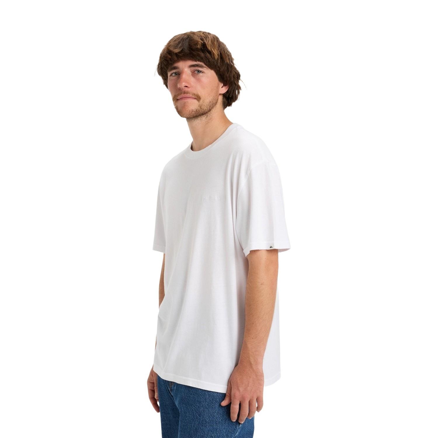 Quiksilver Salt Water Erkek Beyaz Tişört