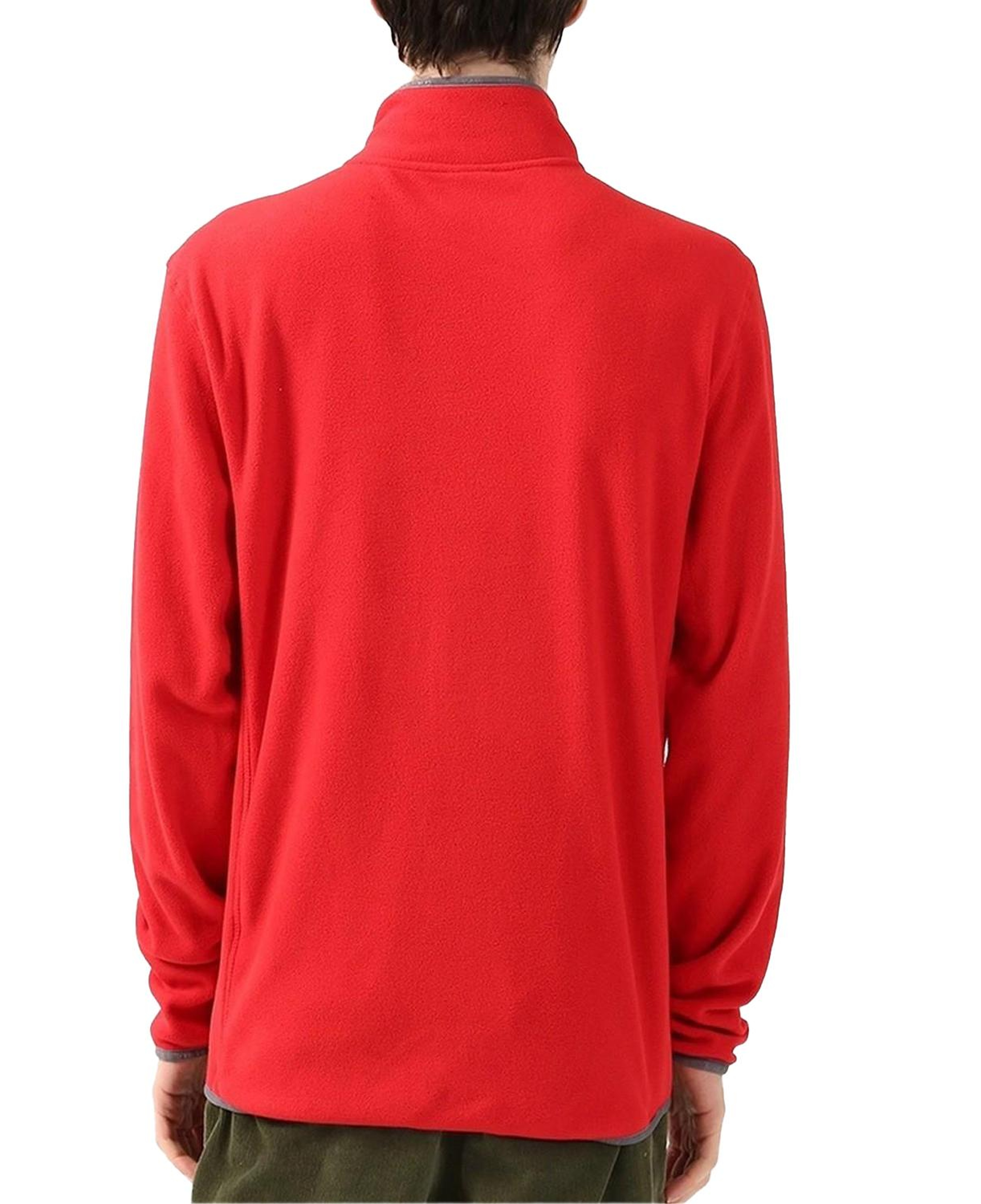 Quiksilver Mission Fz Erkek Kırmızı Polar Ceket