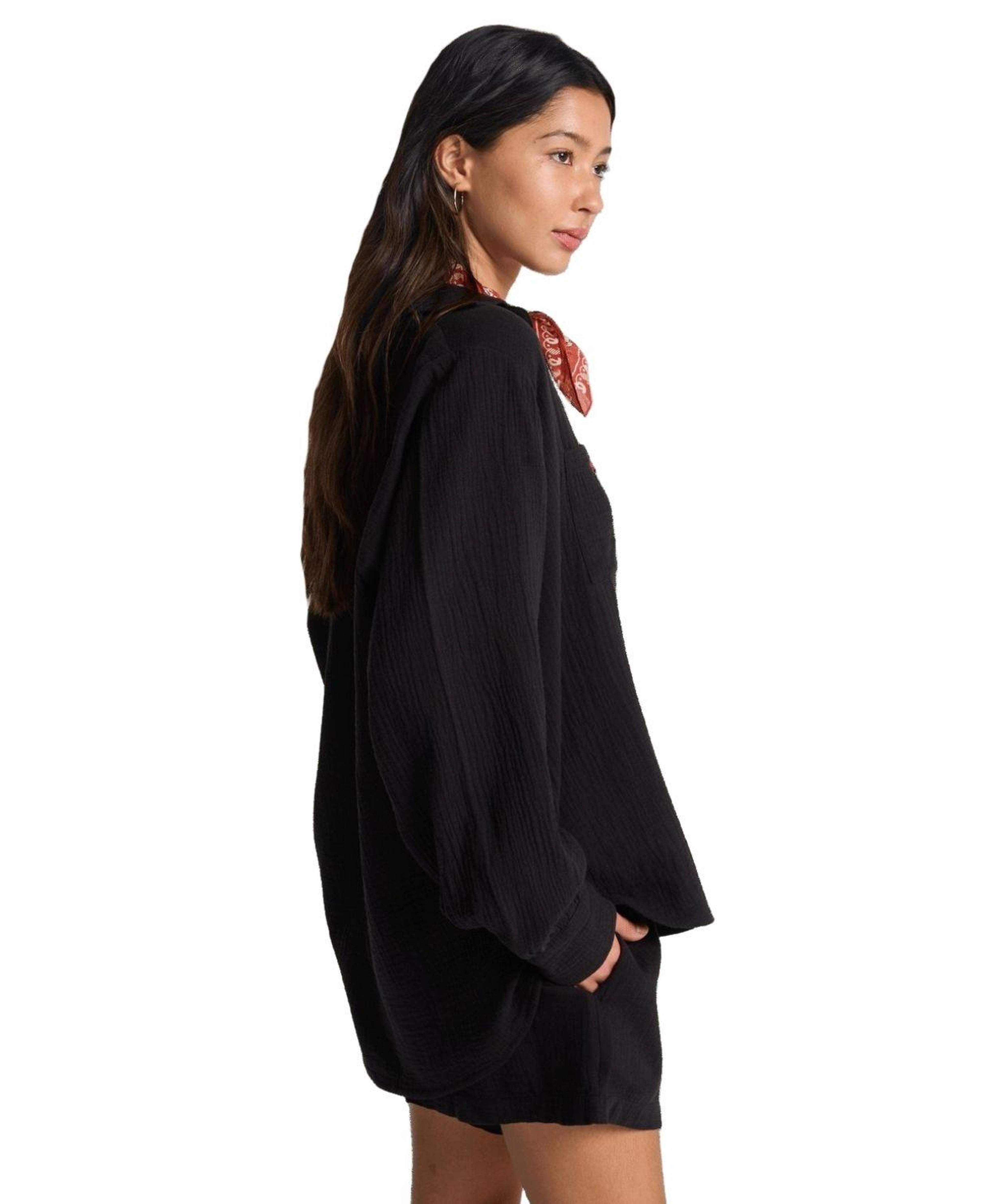 Billabong Swell Blouse Kadın Siyah Gömlek