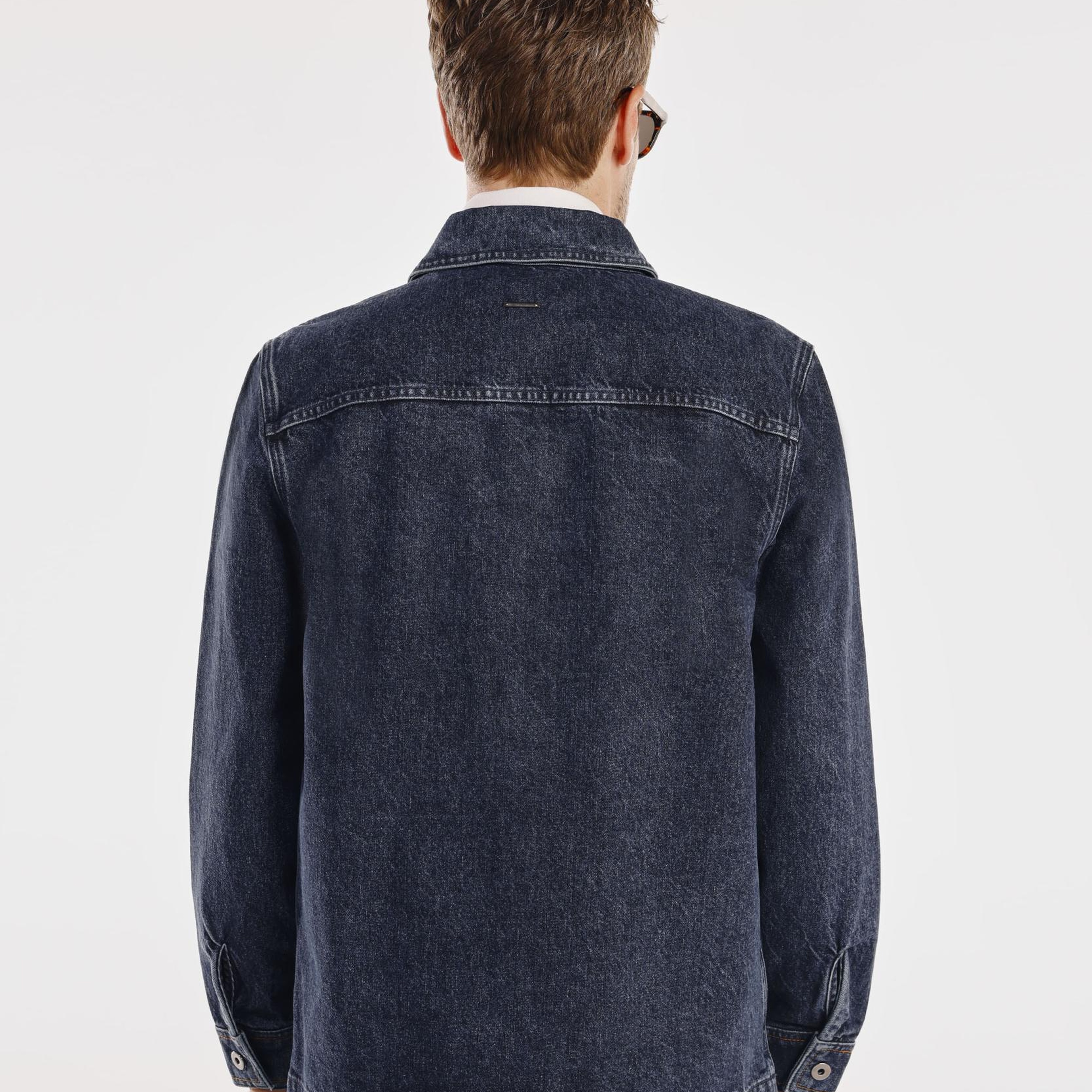 YARGICI Dikiş Detaylı Denim Ceket
