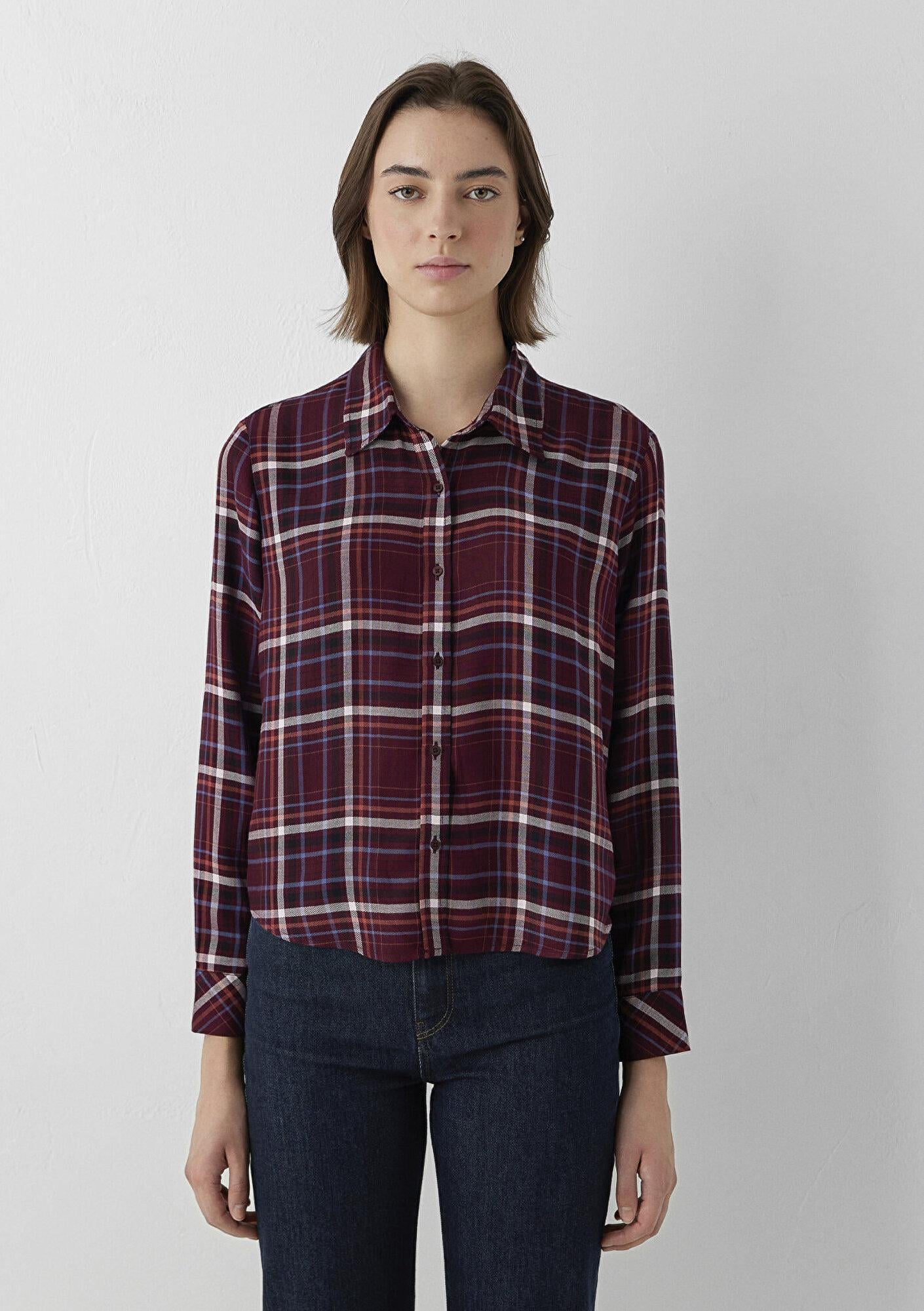 Mavi Kareli Gömlek Regular Fit / Normal Kesim 1211578-91756