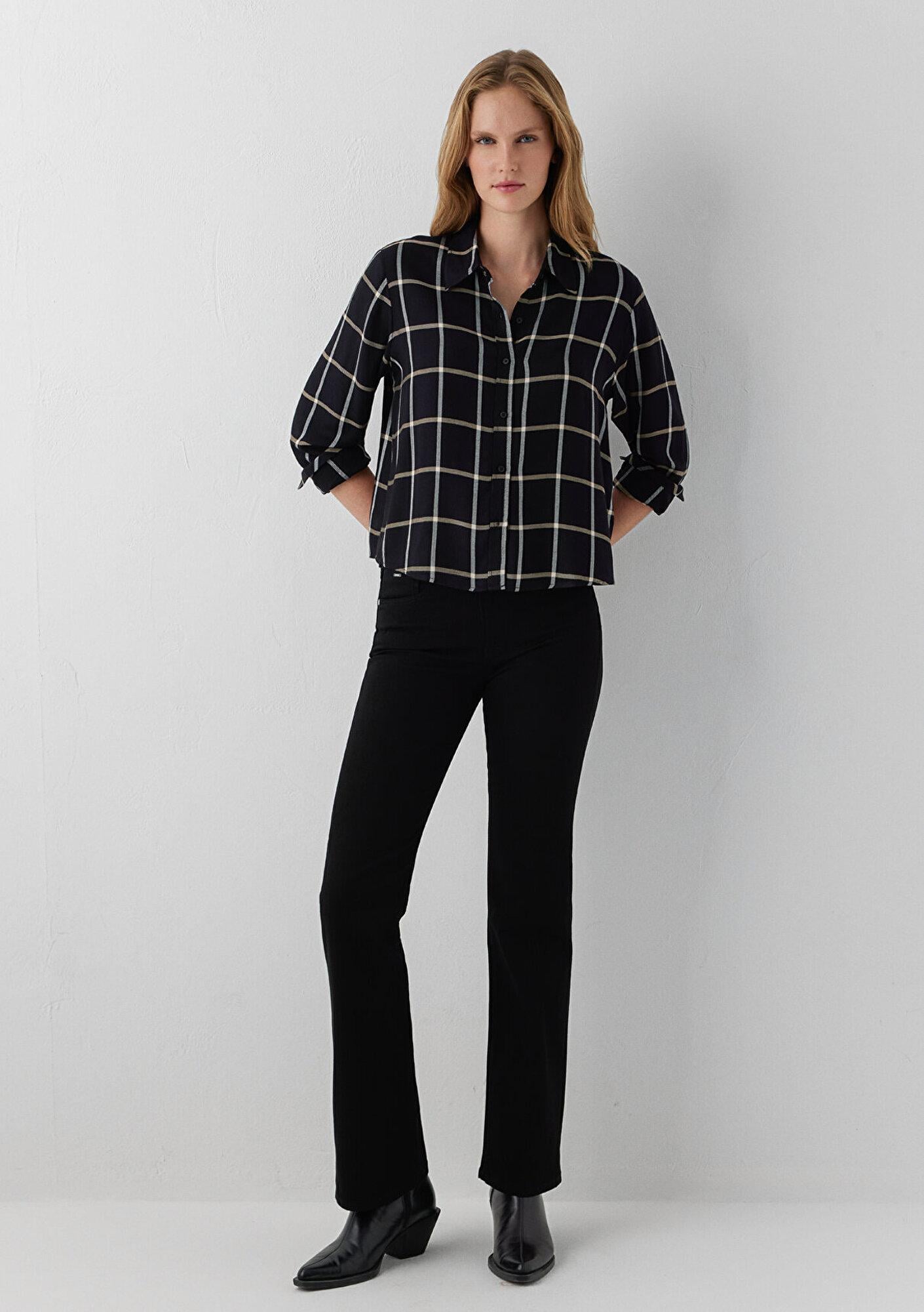Mavi Kareli Gömlek Regular Fit / Normal Kesim 1211578-91755