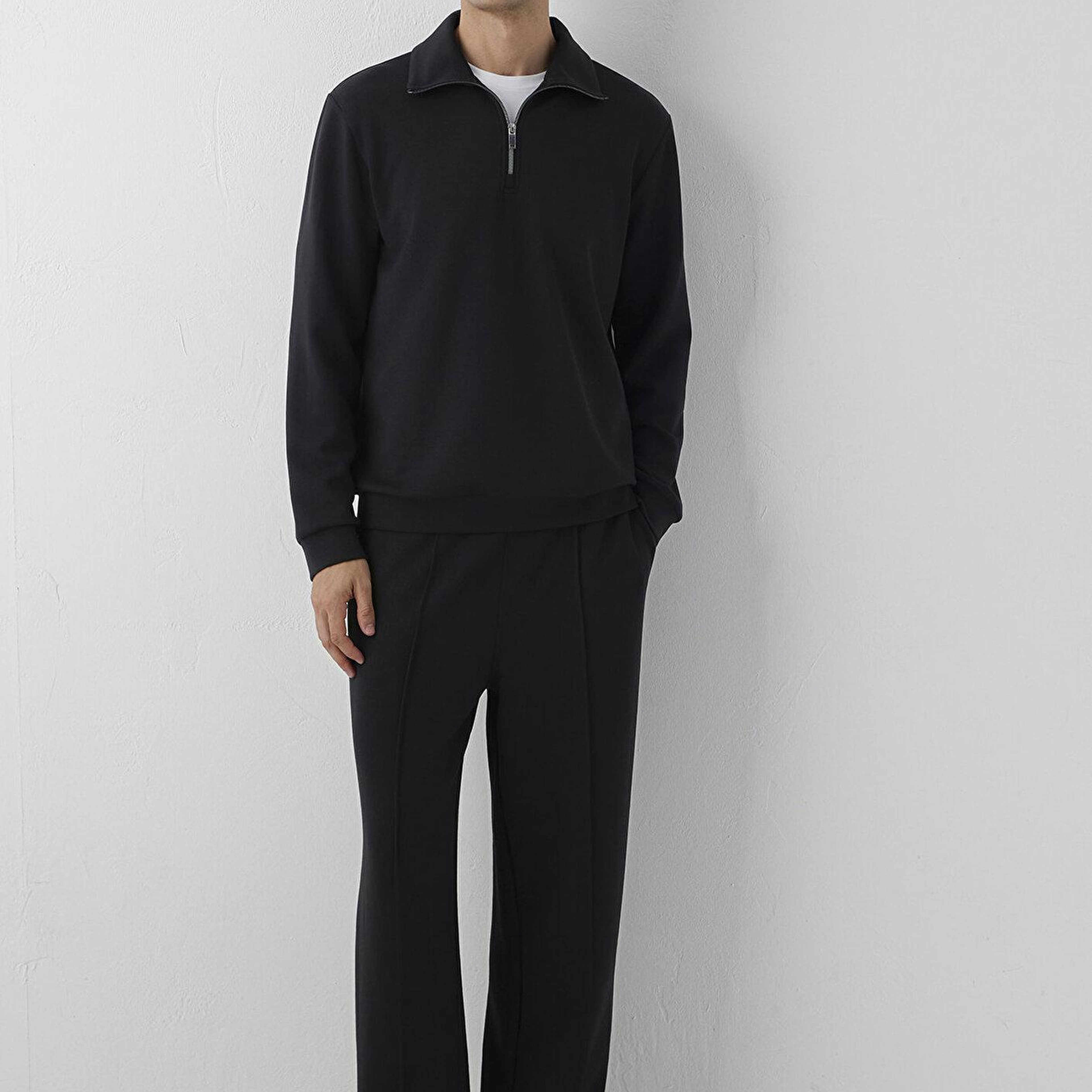 Mavi (Tencel™) Modal Karışımlı Siyah Eşofman Altı 0024586-900