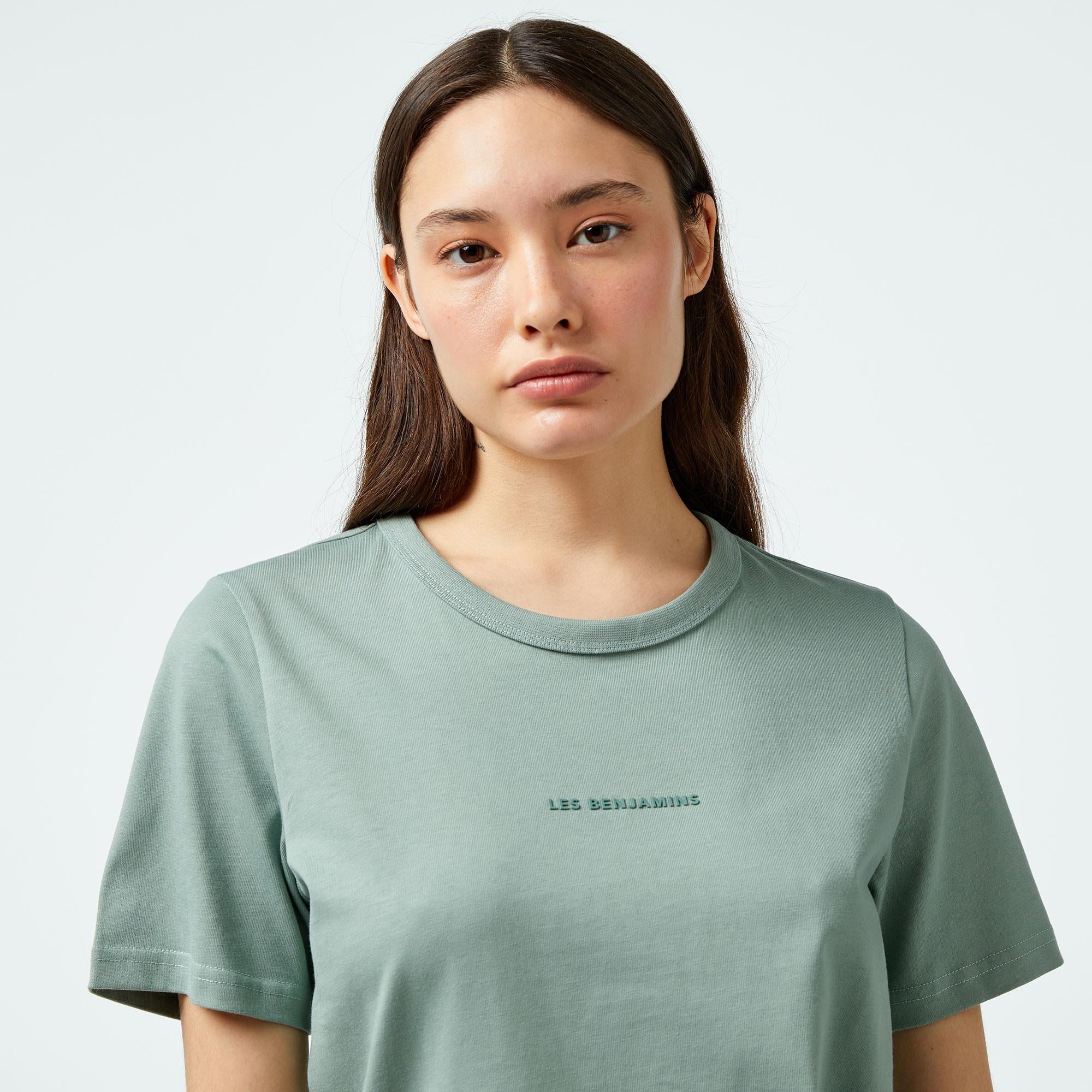 Les Benjamins 404 Kadın Yeşil T-Shirt
