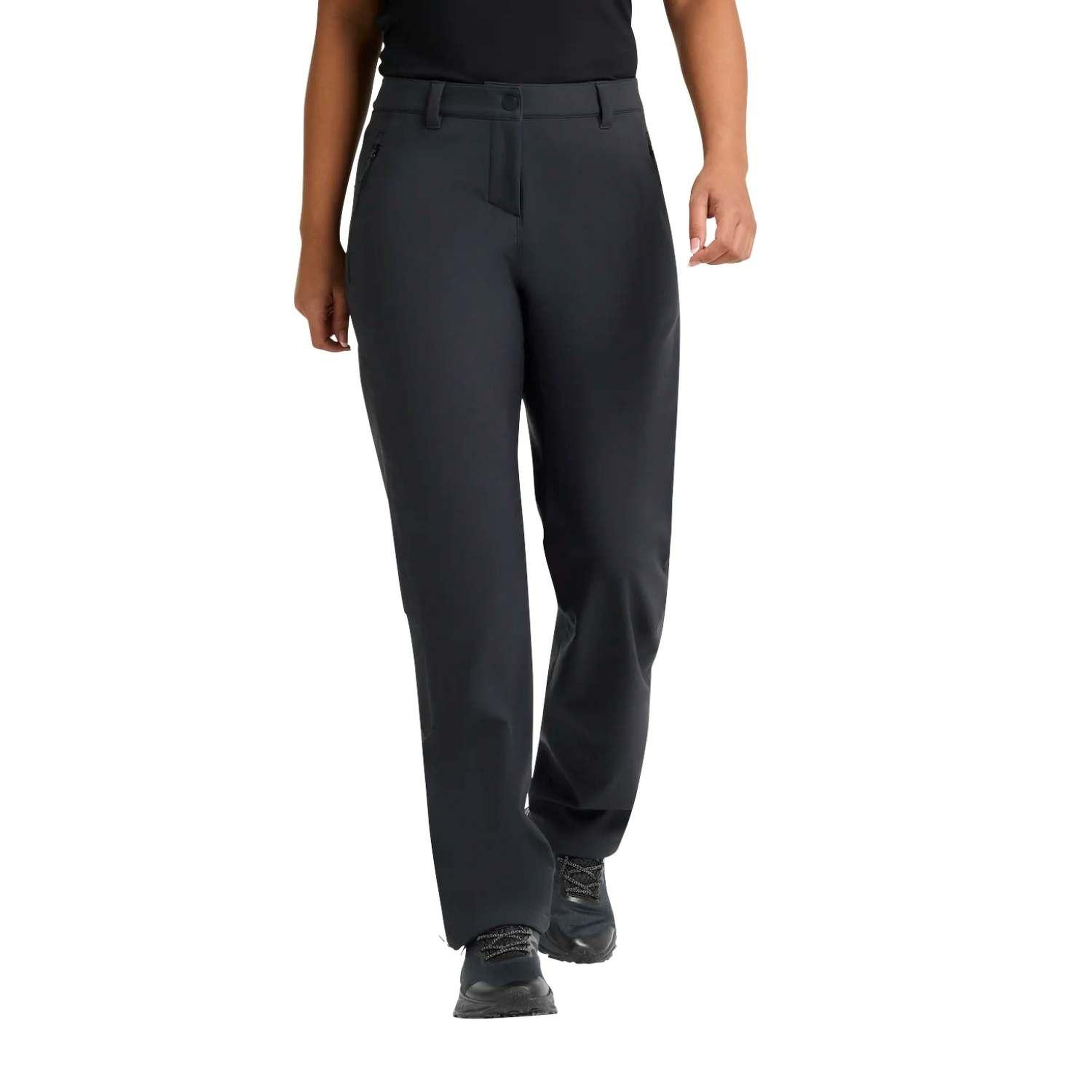 Jack Wolfskin Trek Terrain Kadın Siyah Outdoor Pantolonu
