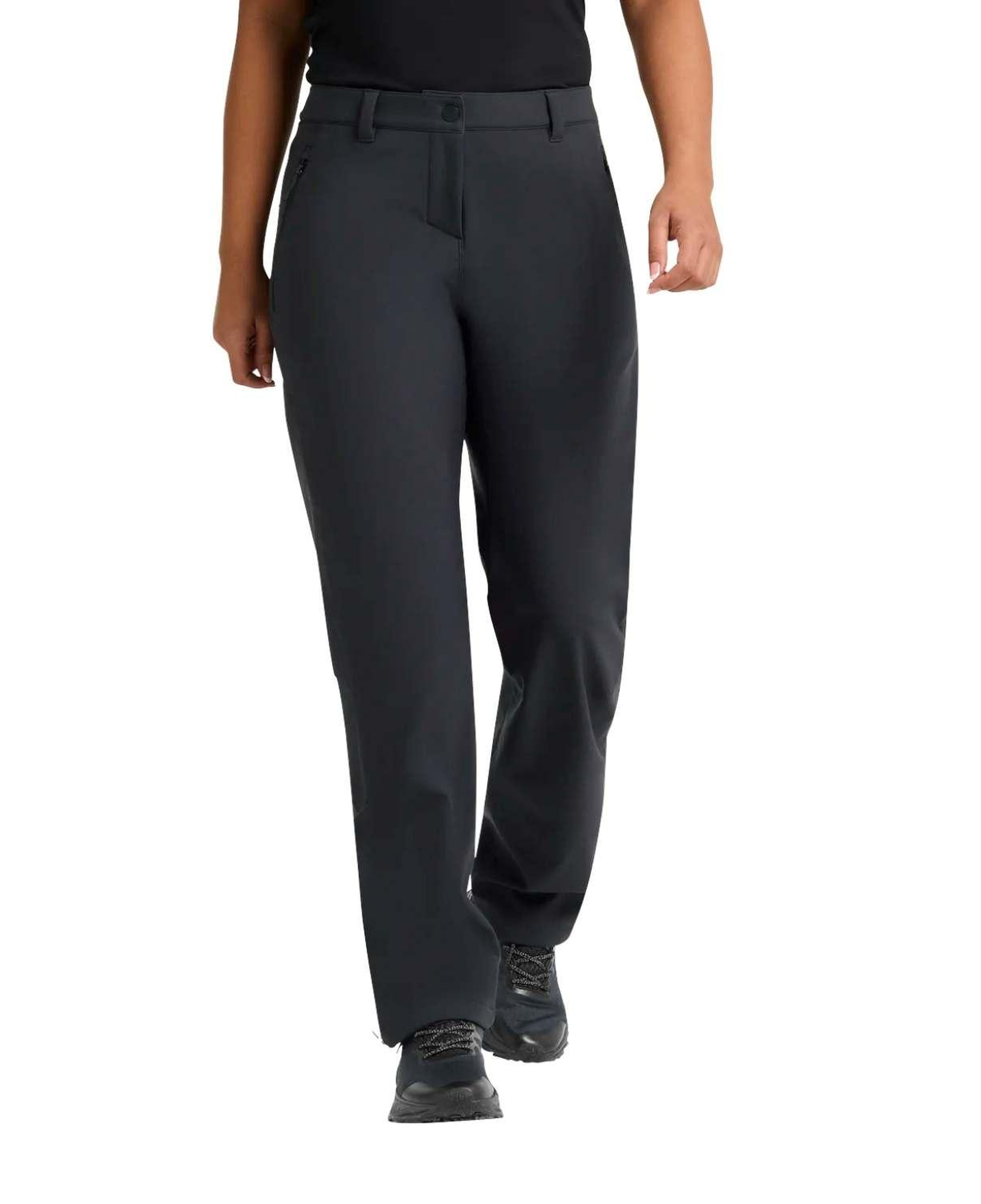 Jack Wolfskin Trek Terrain Kadın Siyah Outdoor Pantolonu