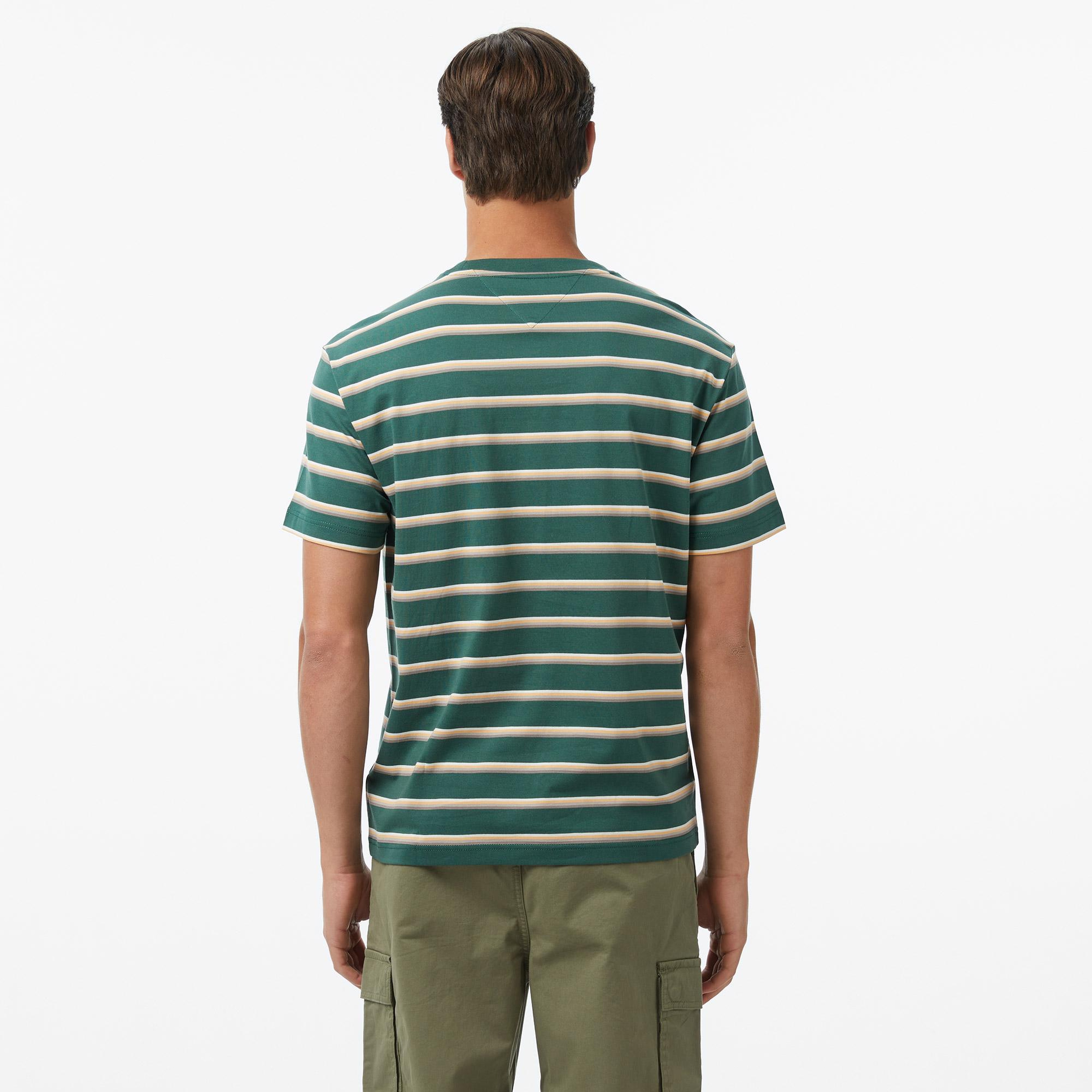 Tommy Hilfiger Classic Flag Erkek Yeşil T-Shirt
