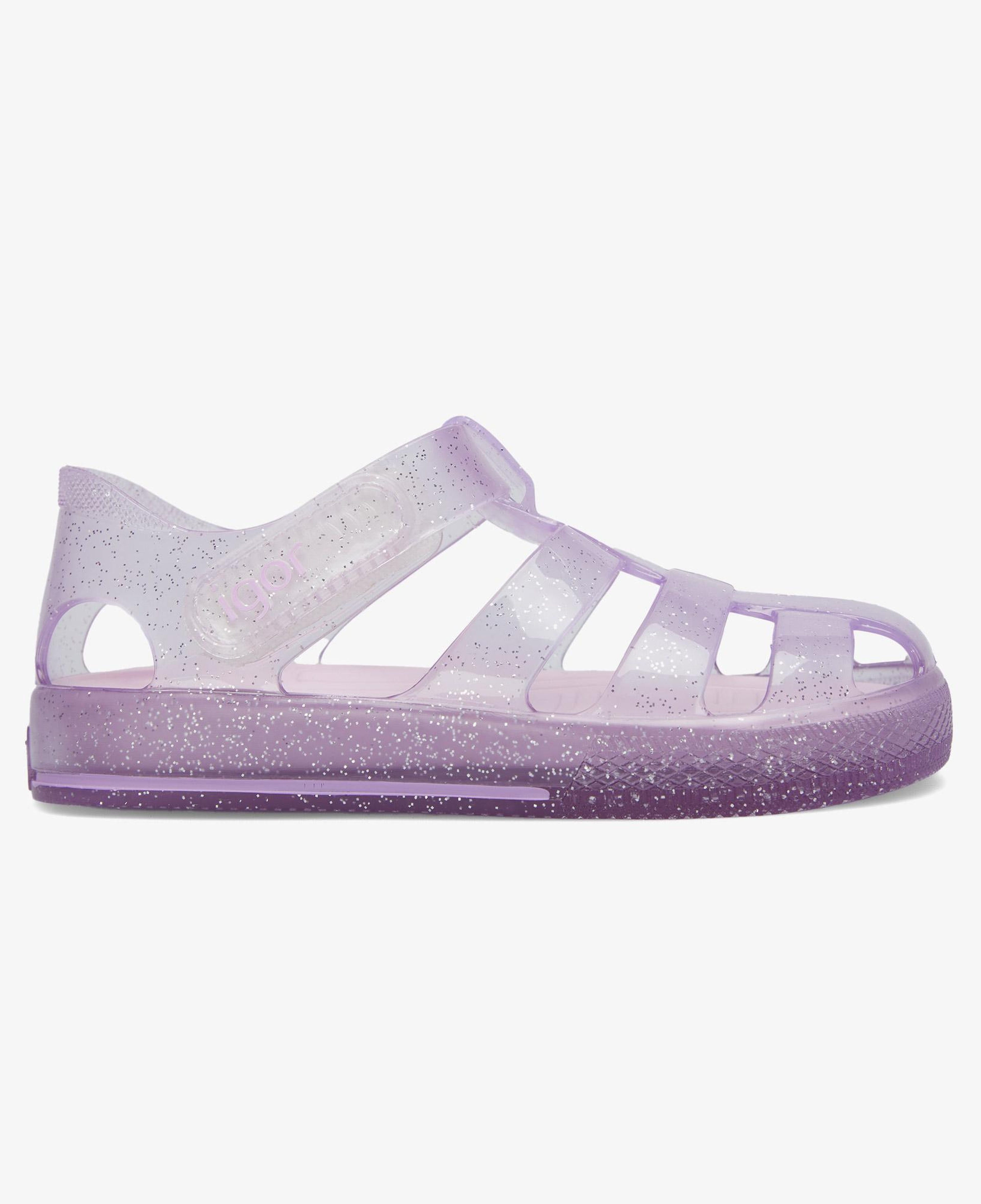 Igor Star Glitter Çocuk Mor Sandalet
