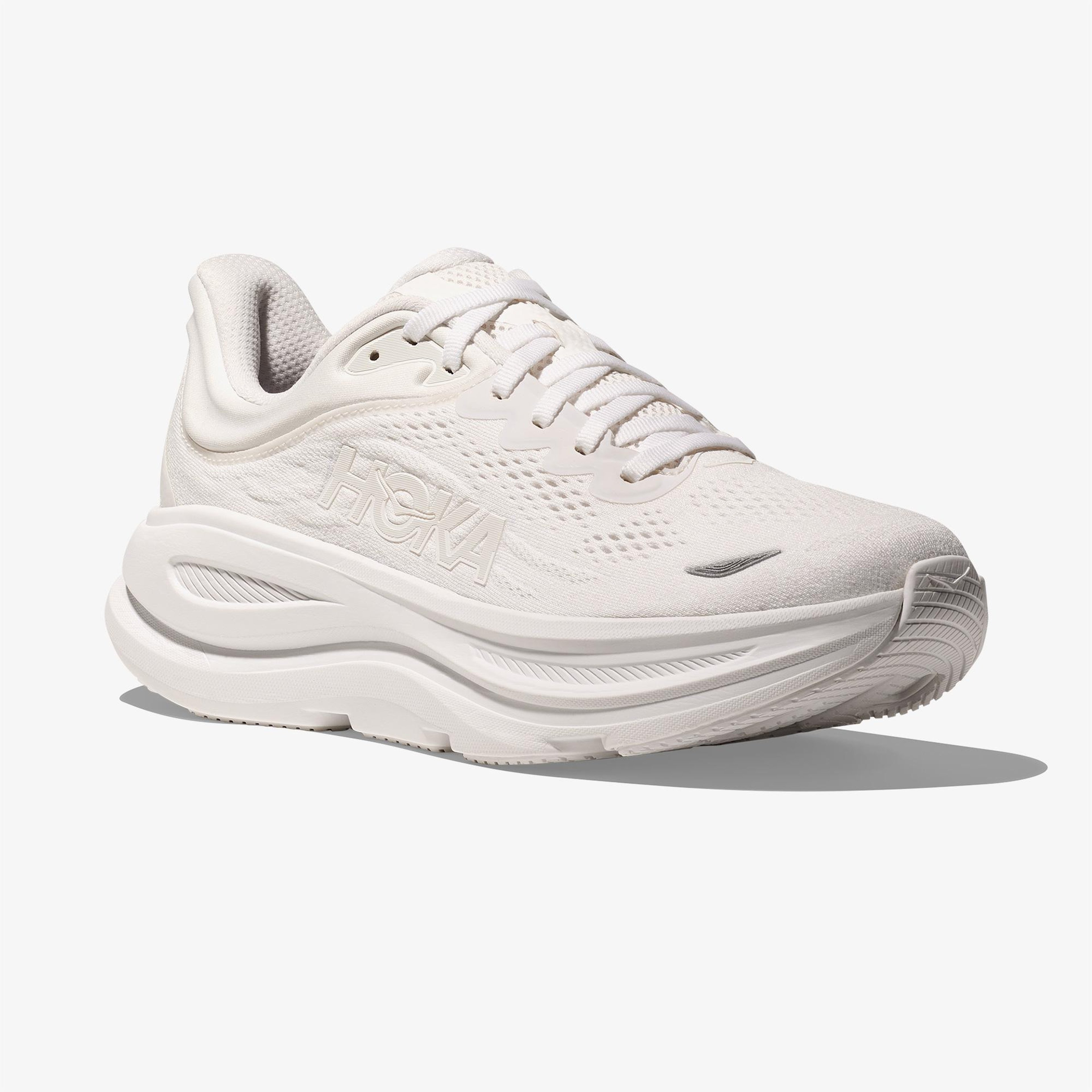 Hoka Bondi 9 Kadın Beyaz Yol Koşu Ayakkabısı