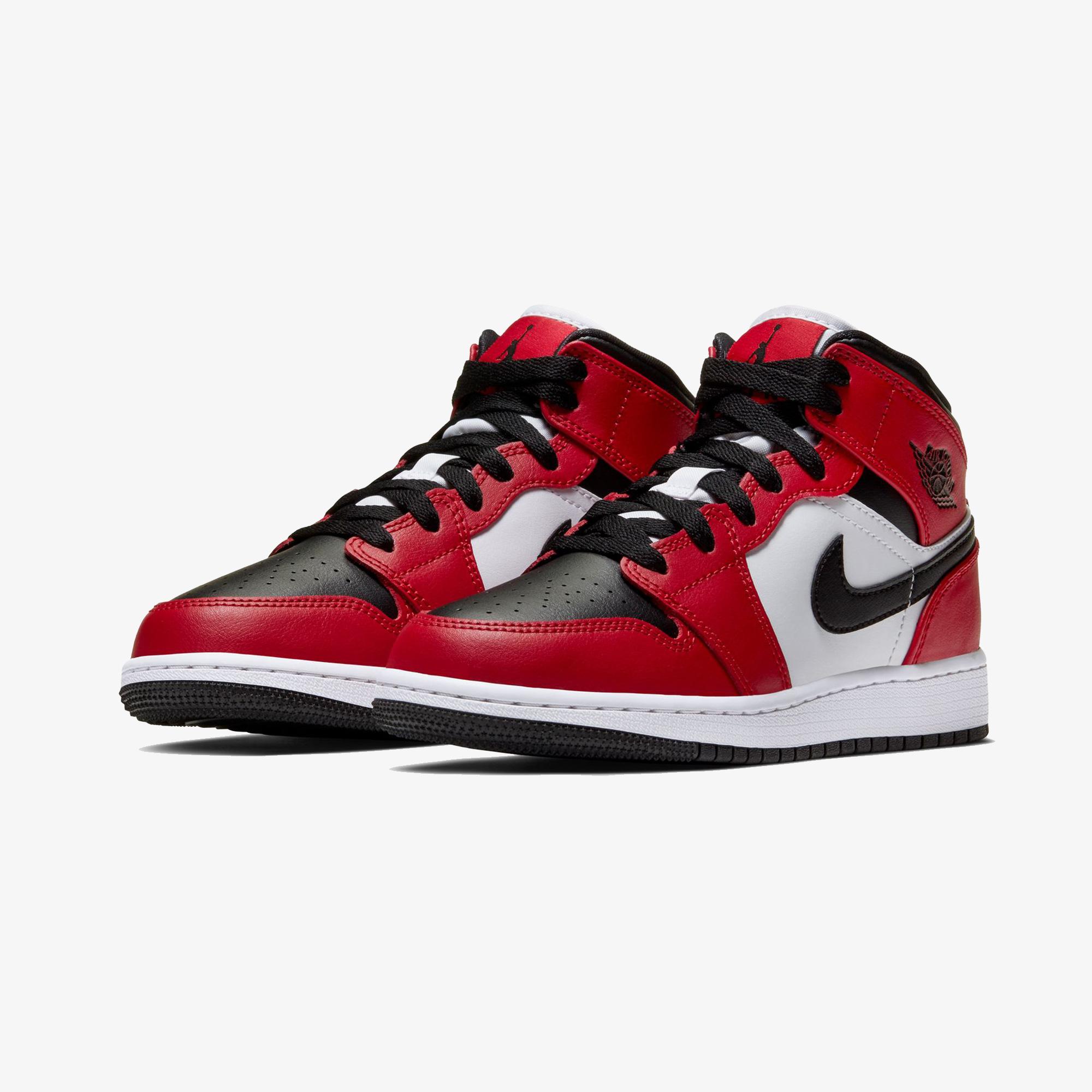 Jordan Air 1 Mid Kırmızı Spor Ayakkabı