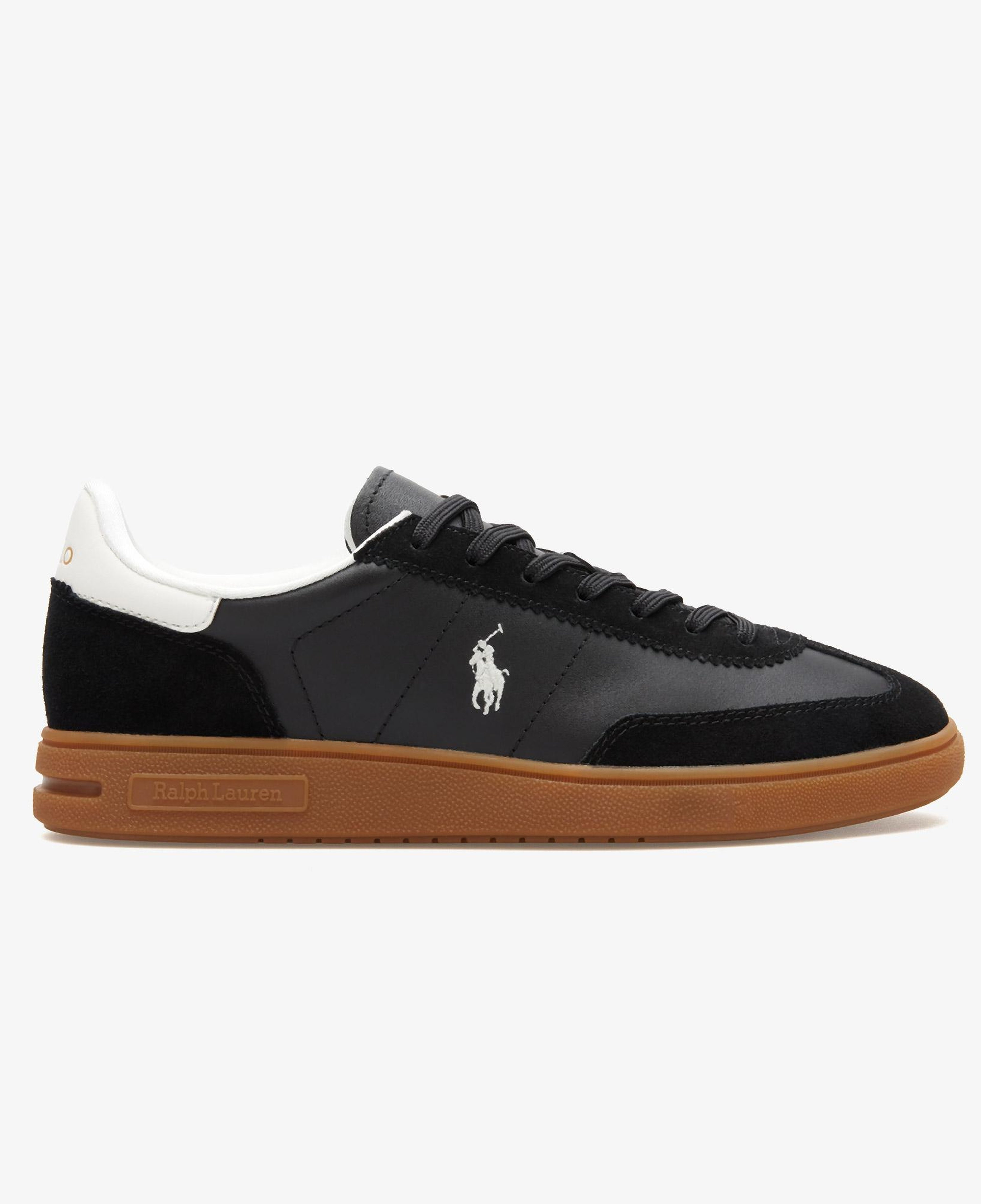 Polo Ralph Lauren Bedford Pp Low Top Lace Erkek Siyah Sneaker